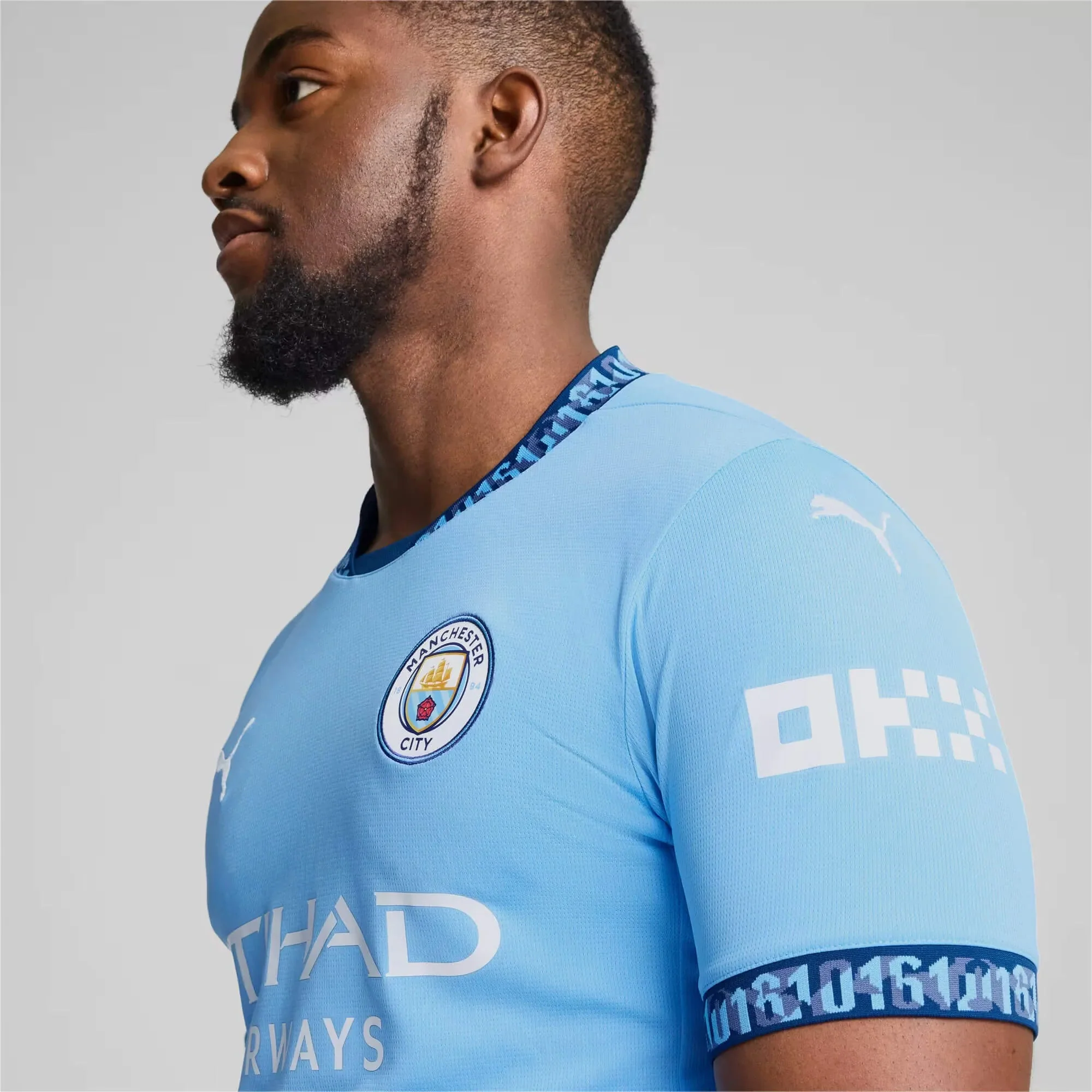 Puma 2024-25 Manchester City Men's Stadium Jersey - Image 9