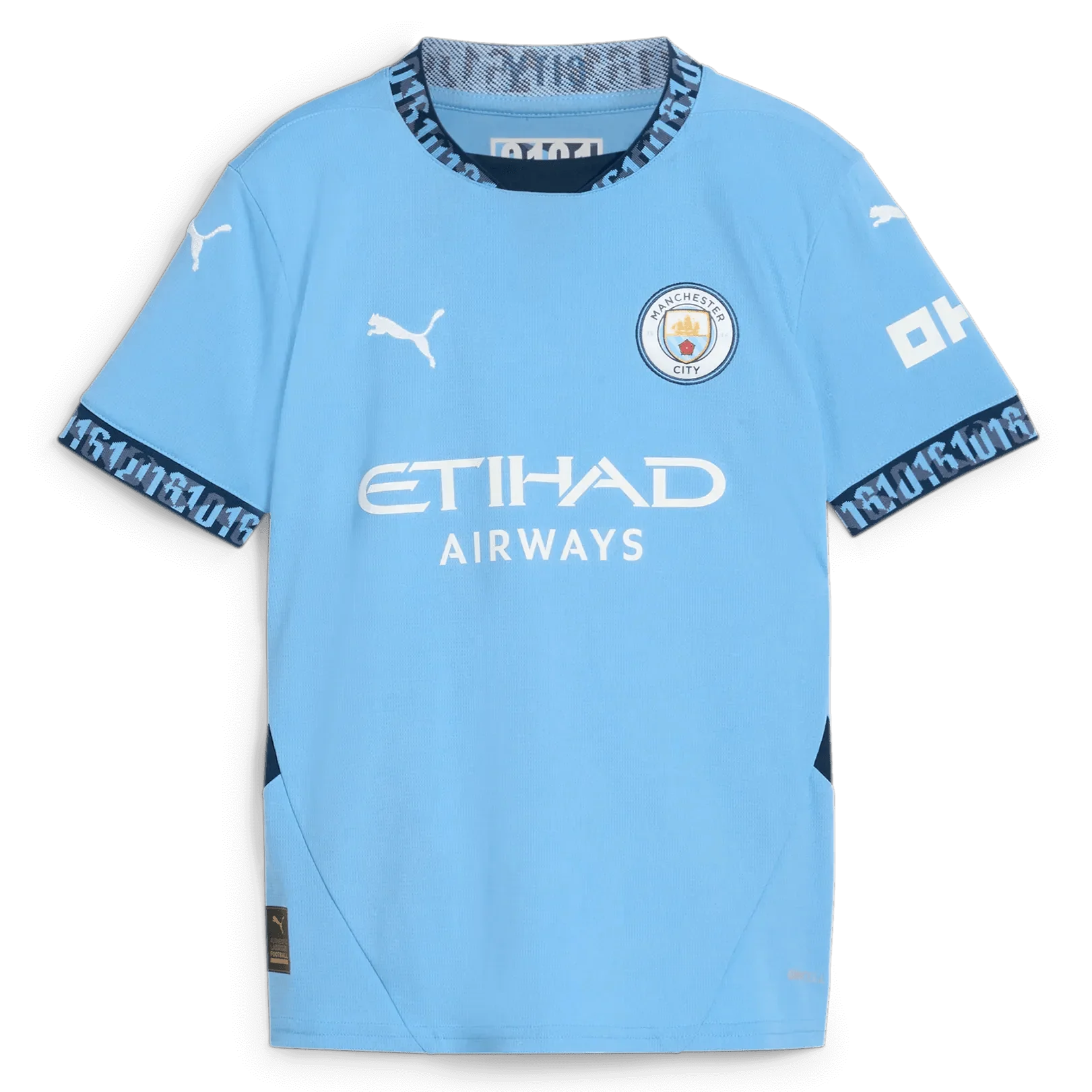 Puma 2024-25 Manchester City Youth Stadium Home Jersey