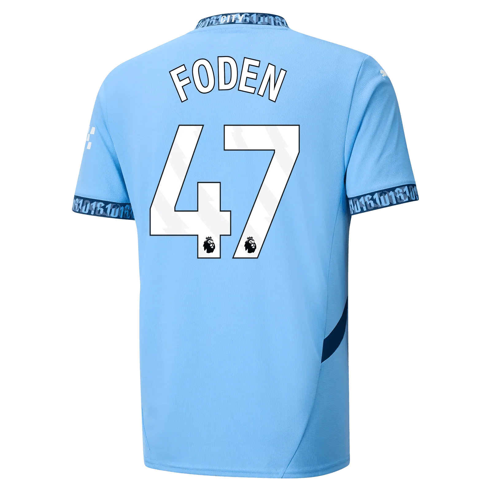 Puma 2024-25 Manchester City Youth Stadium Home Jersey - Image 8