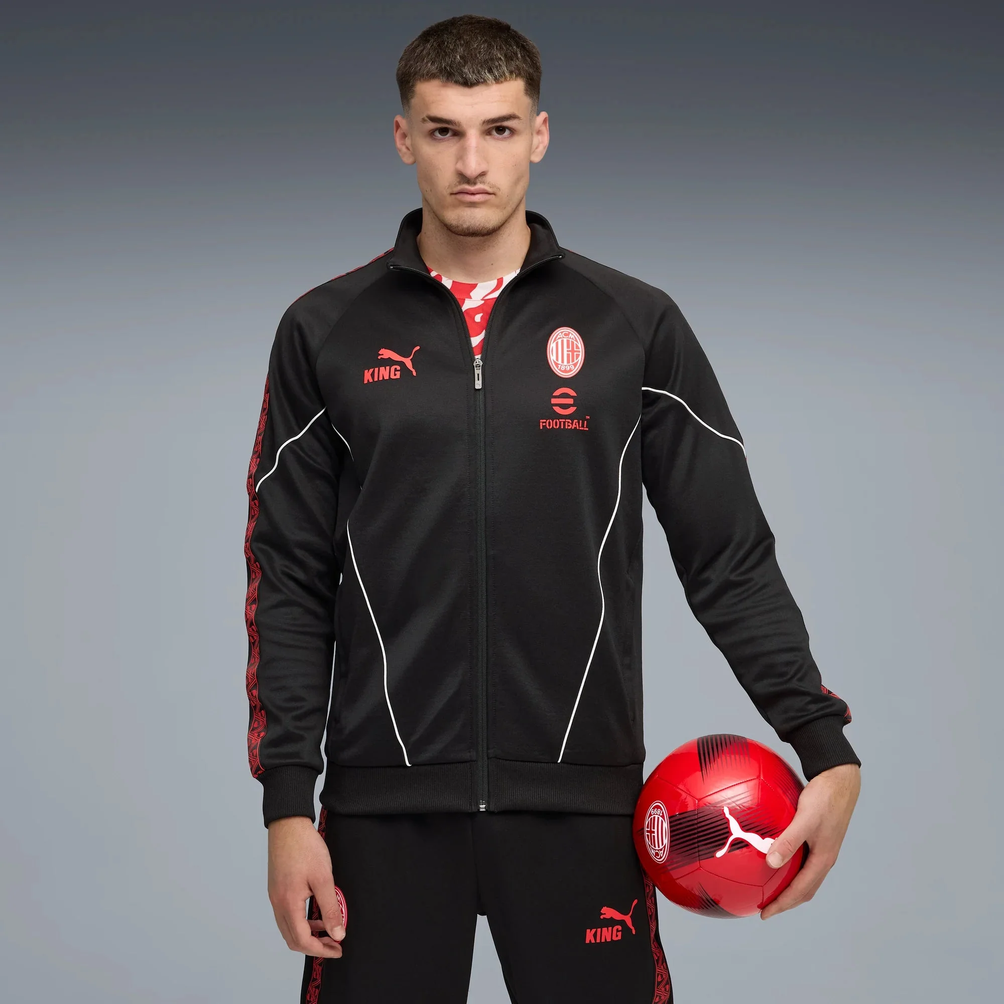 Puma 2025-26 AC Milan Men's KING Anthem Jacket - Image 9