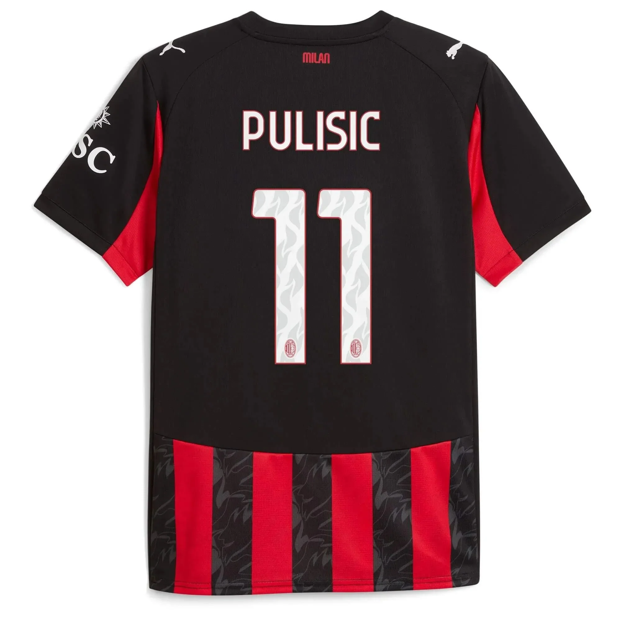 Puma 2025-26 AC Milan Women's Stadium Home Soccer Jersey - Image 8