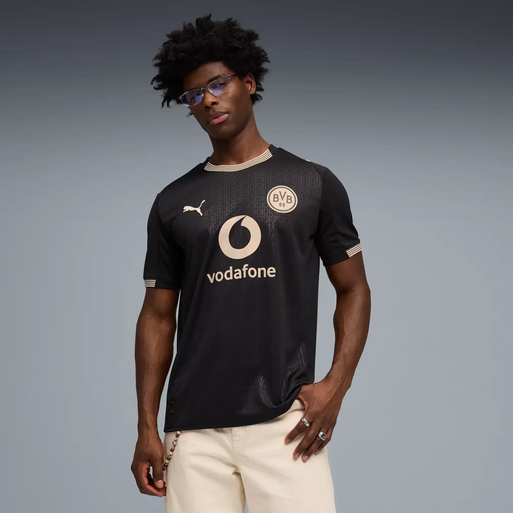 Puma 2025-26 Borussia Dortmund Men's Stadium Special Edition Soccer Jersey - Image 3