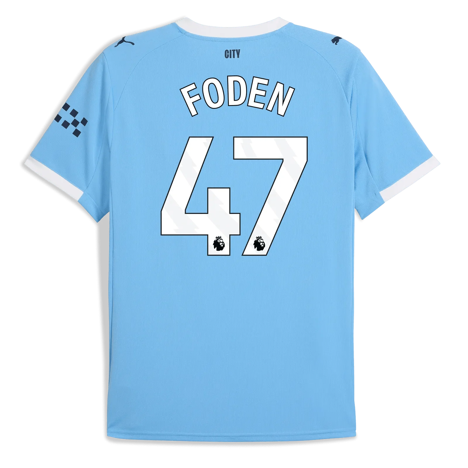 Puma 2025-26 Manchester City Men's Stadium Home Soccer Jersey - Image 9
