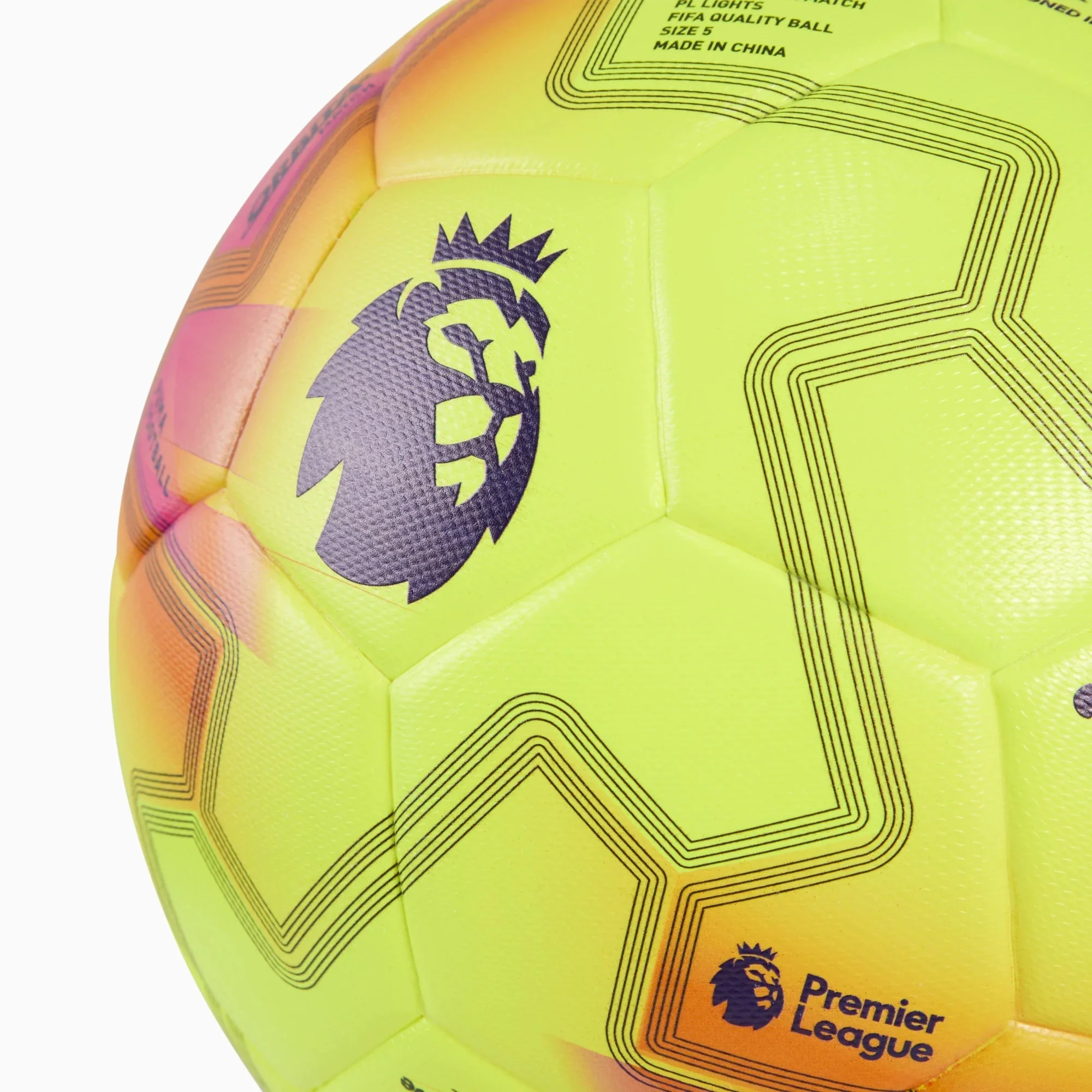 Puma 2025-26 Orbita Match Premier League Lights Soccer Ball - Image 3