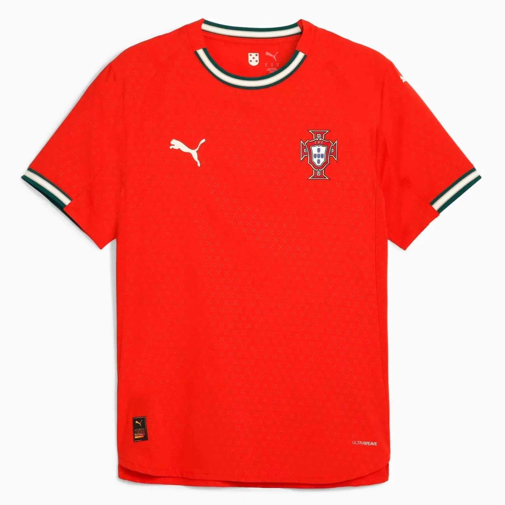 Puma 2025-26 Portugal Men's Authentic Home Jersey