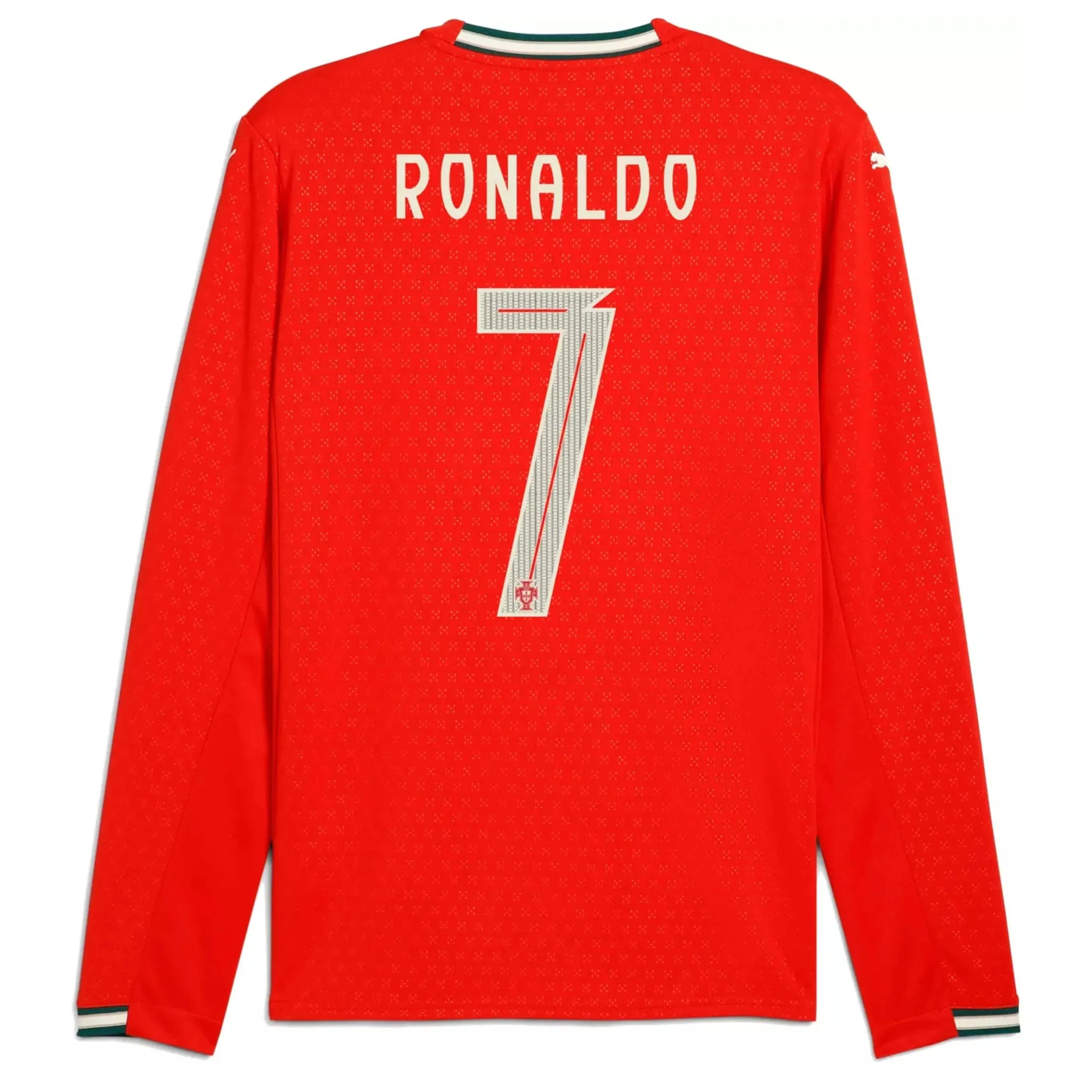 Puma 2025-26 Portugal Men's Stadium Home Long-Sleeve Jersey - Image 7