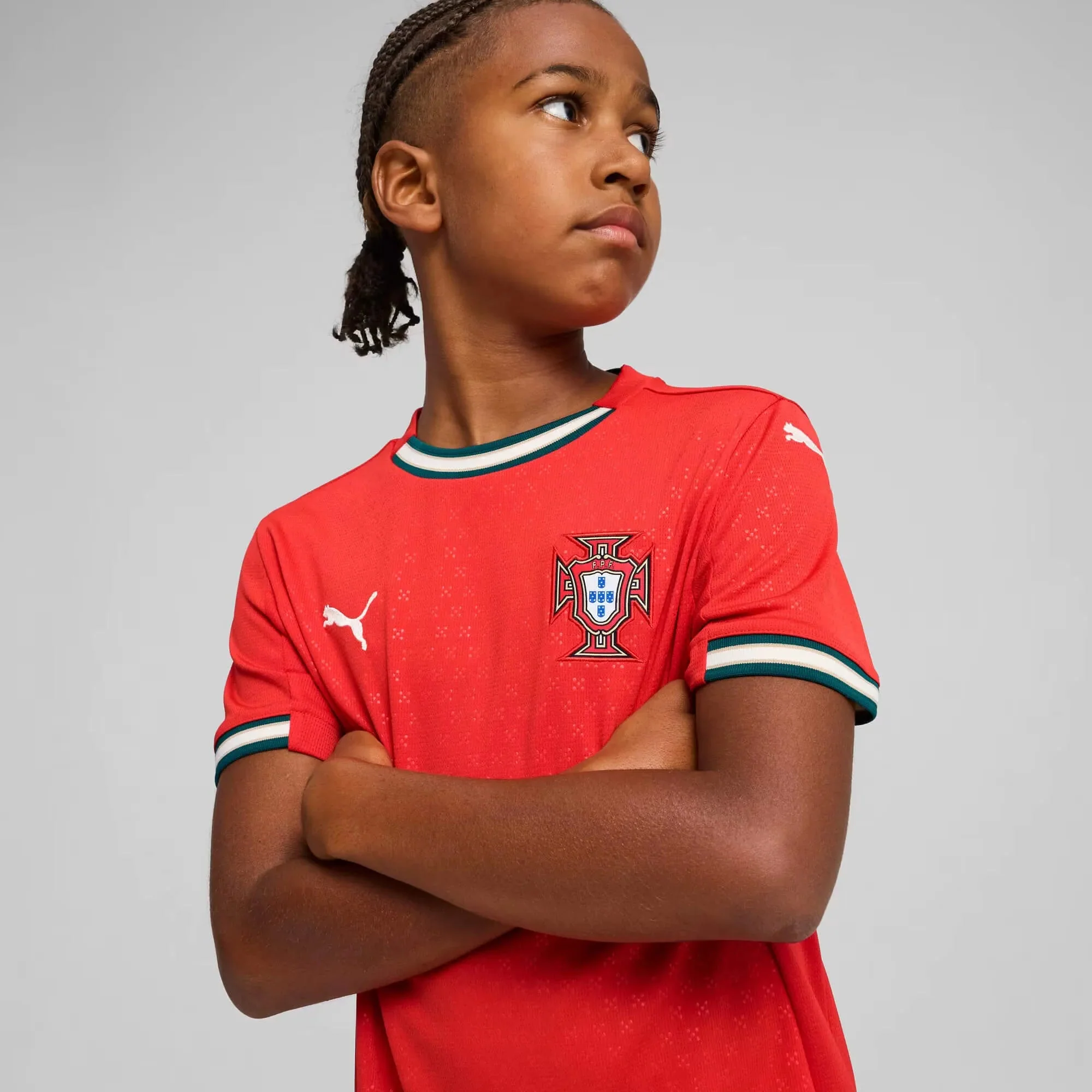 Puma 2025-26 Portugal Youth Stadium Home Jersey - Image 5