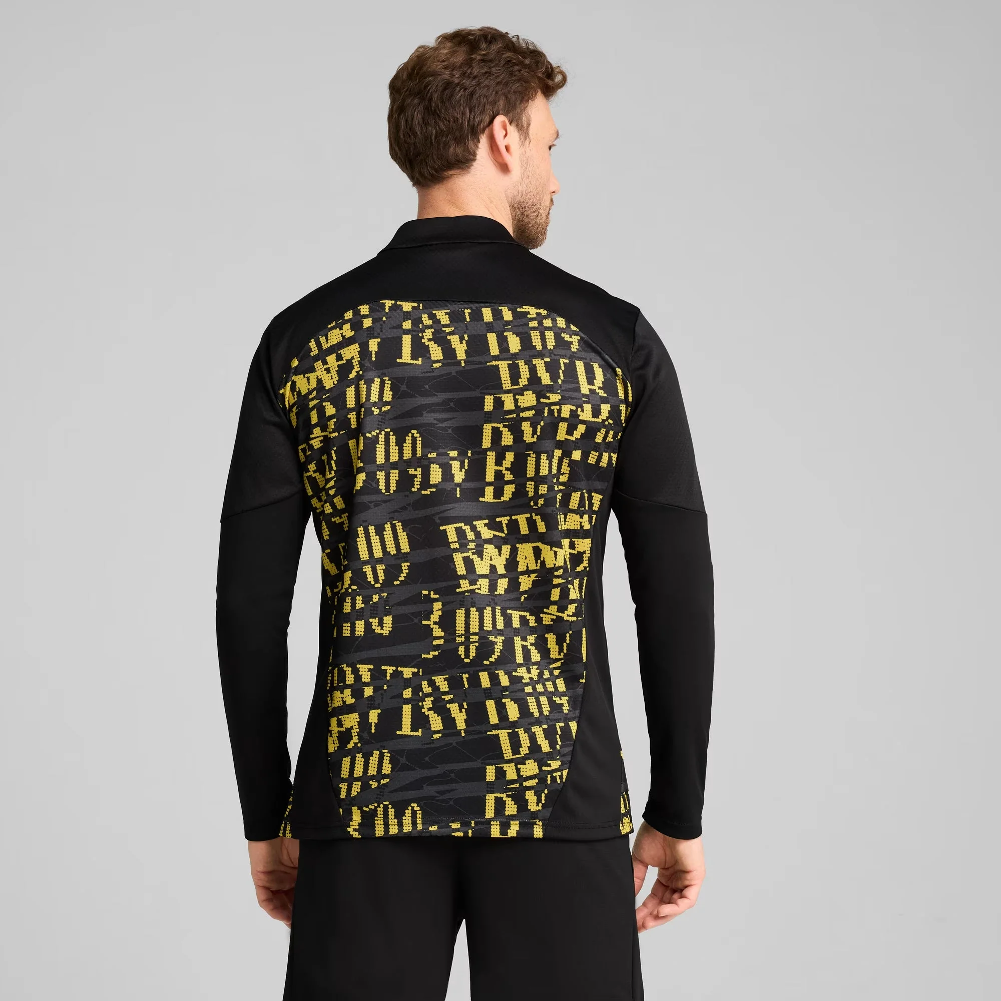 Puma 2025 Borussia Dortmund Men's Prematch Quarter Zip Top - Image 4