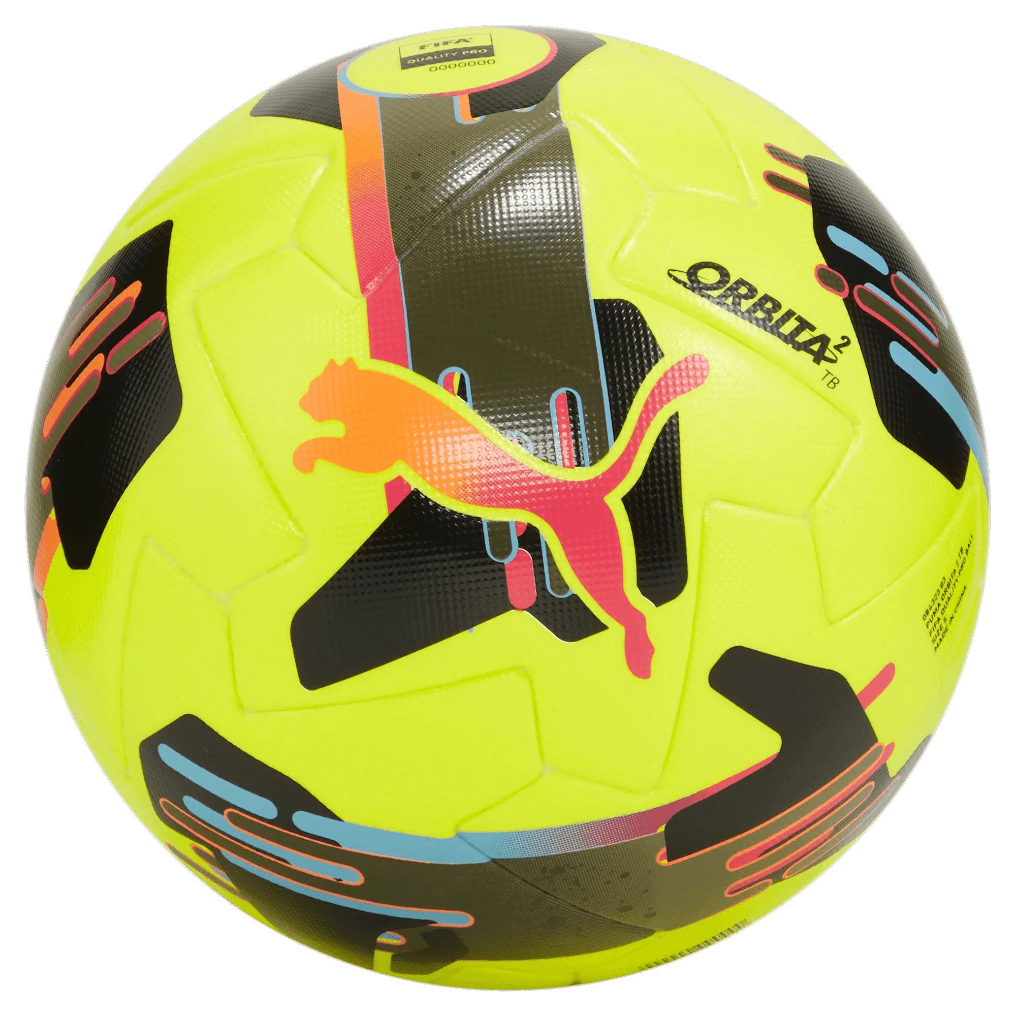 Puma 2025 Orbita 2 TB FIFA Quality Pro Ball Size 5 (12 Ball & Bag Bundle)