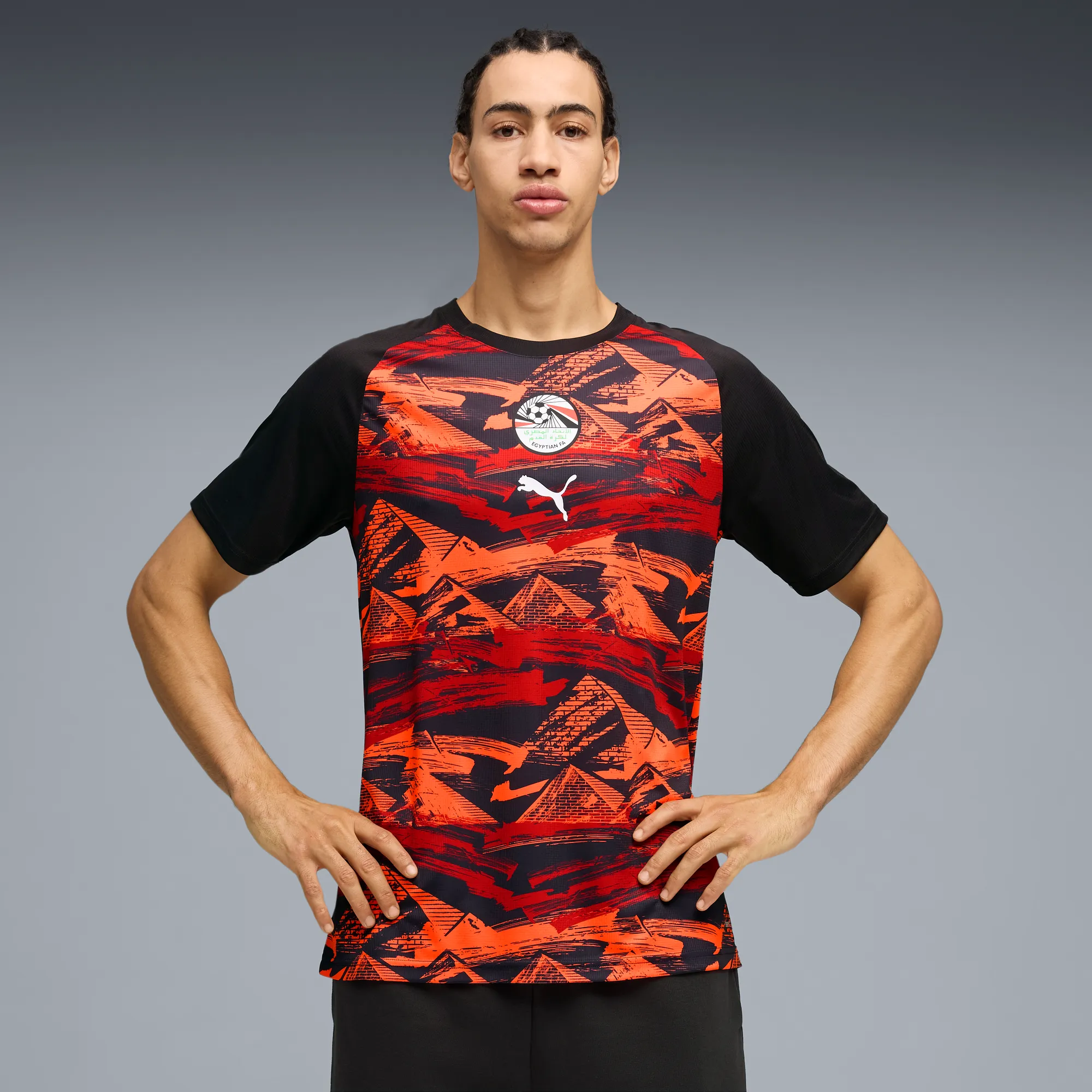 Puma 2026 Egypt Men's Pre-Match Soccer Jersey - Image 3