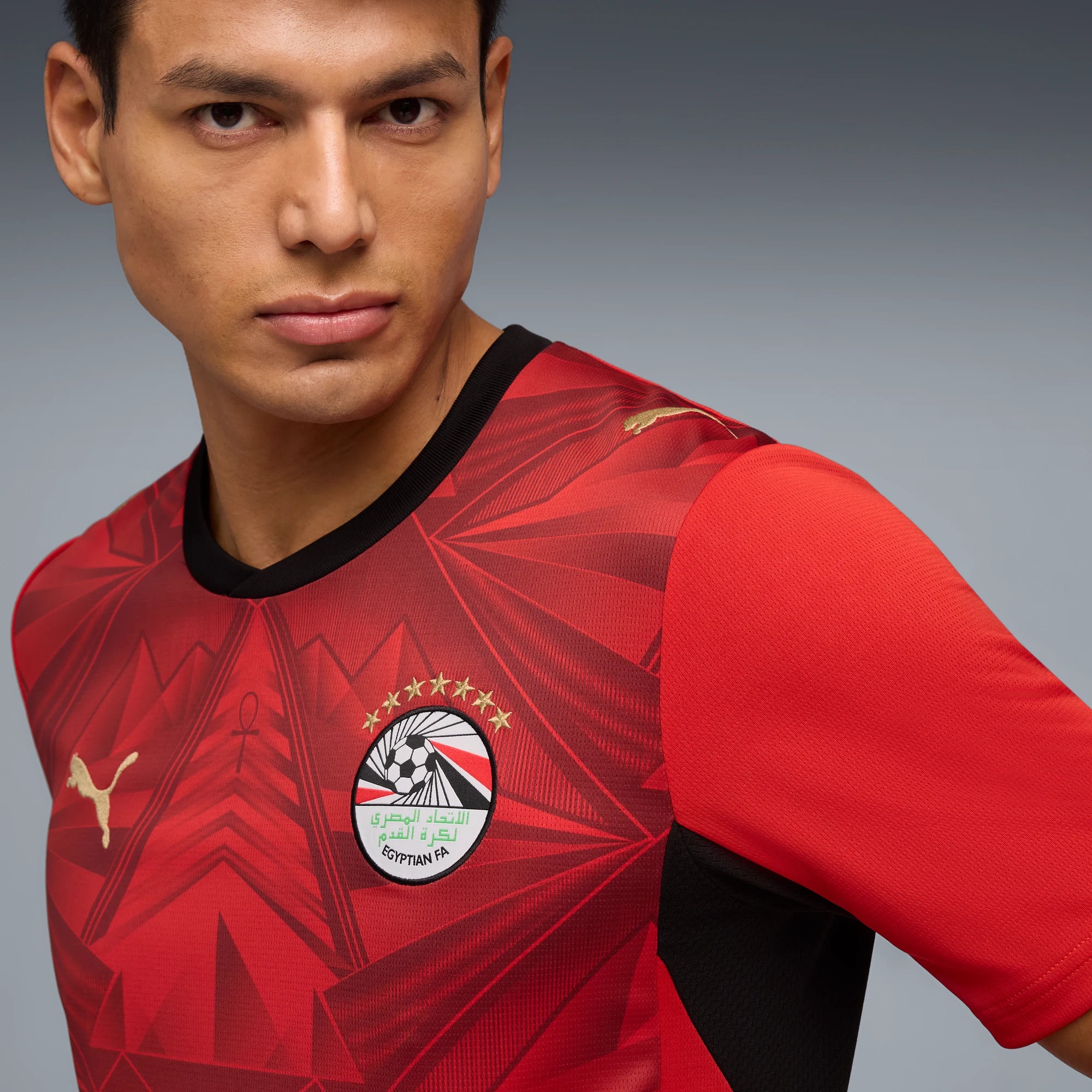 Puma 2026 Egypt Men's Stadium Home Soccer Jersey - Image 5