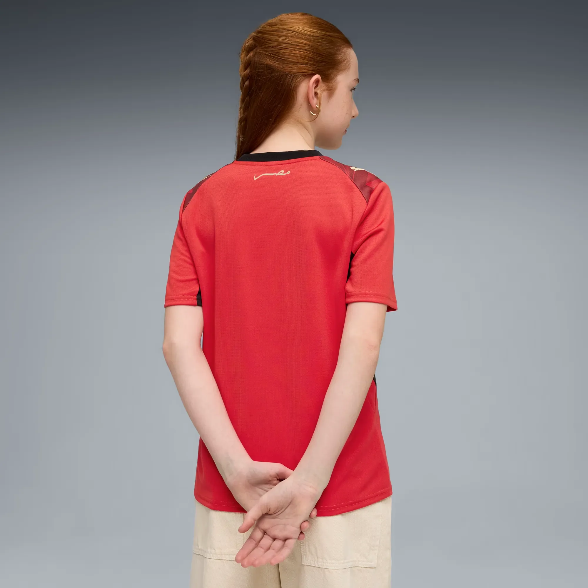 Puma 2026 Egypt Youth Stadium Home Soccer Jersey - Image 4
