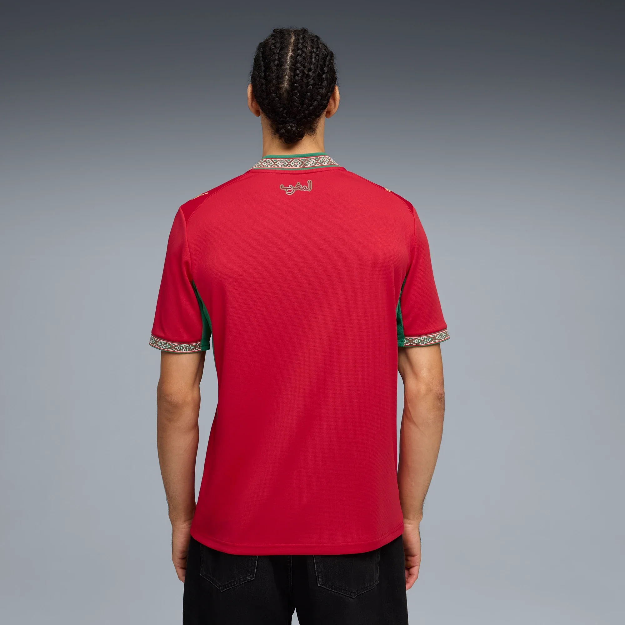 Puma 2026 Morocco Men's Stadium Home Soccer Jersey - Image 4