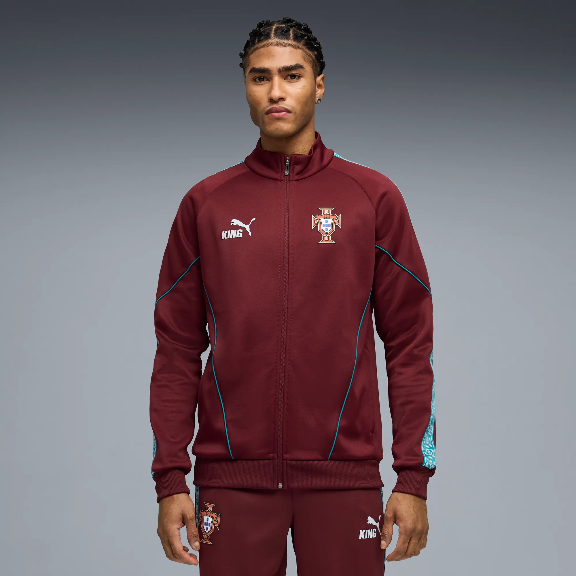 Puma 2026 Portugal Men's KING Anthem Jacket - Image 3