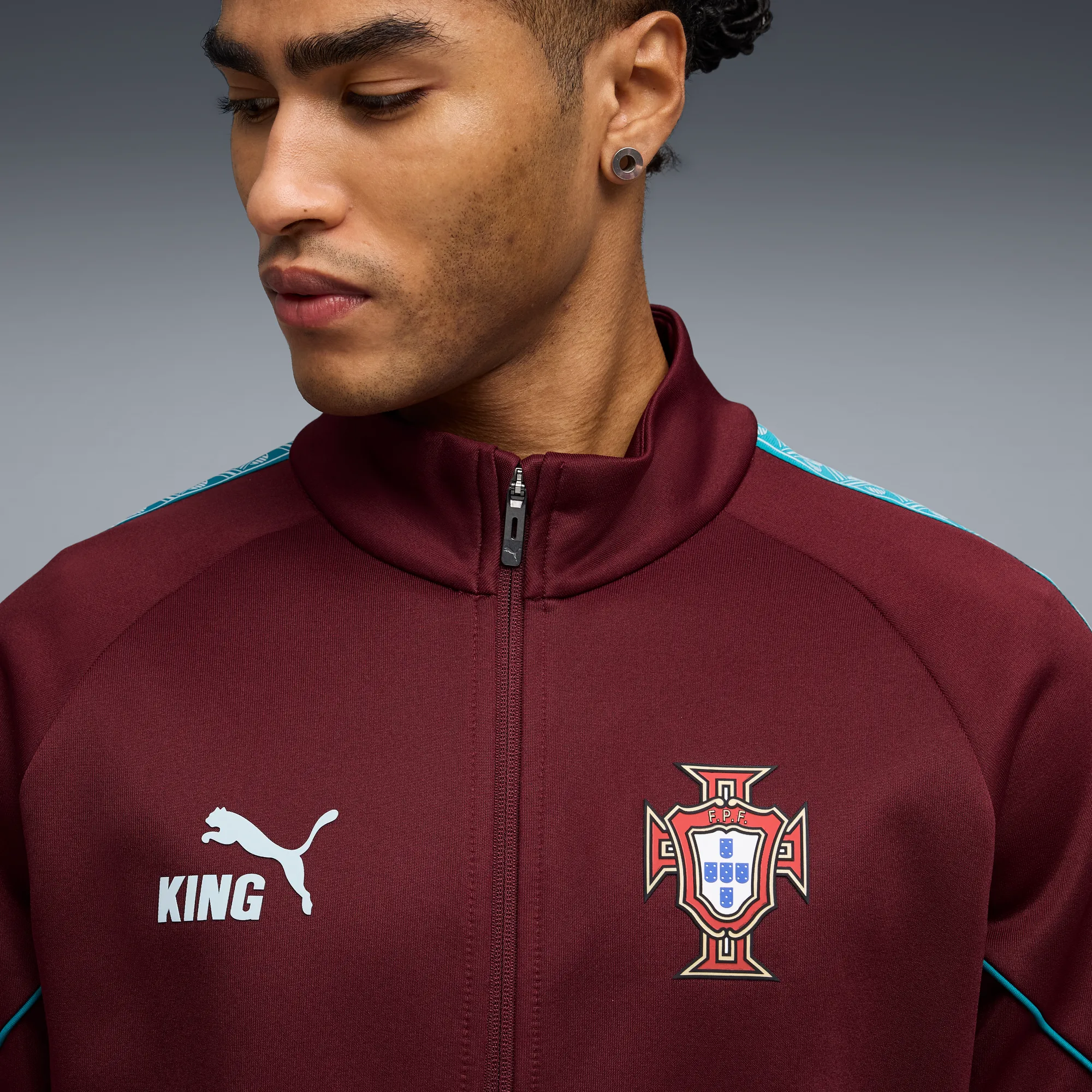Puma 2026 Portugal Men's KING Anthem Jacket - Image 5