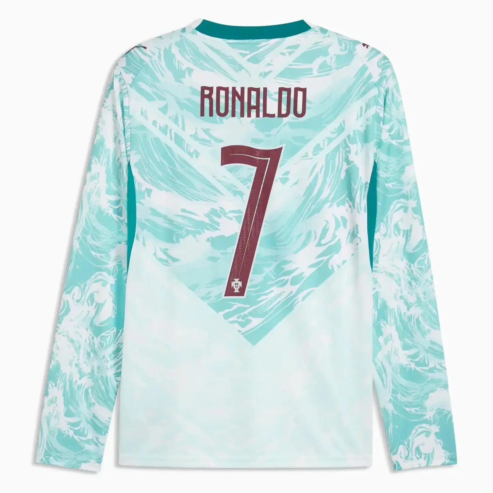 Puma 2026 Portugal Men's Stadium Away Ronaldo #7 Long-Sleeve Soccer Jersey