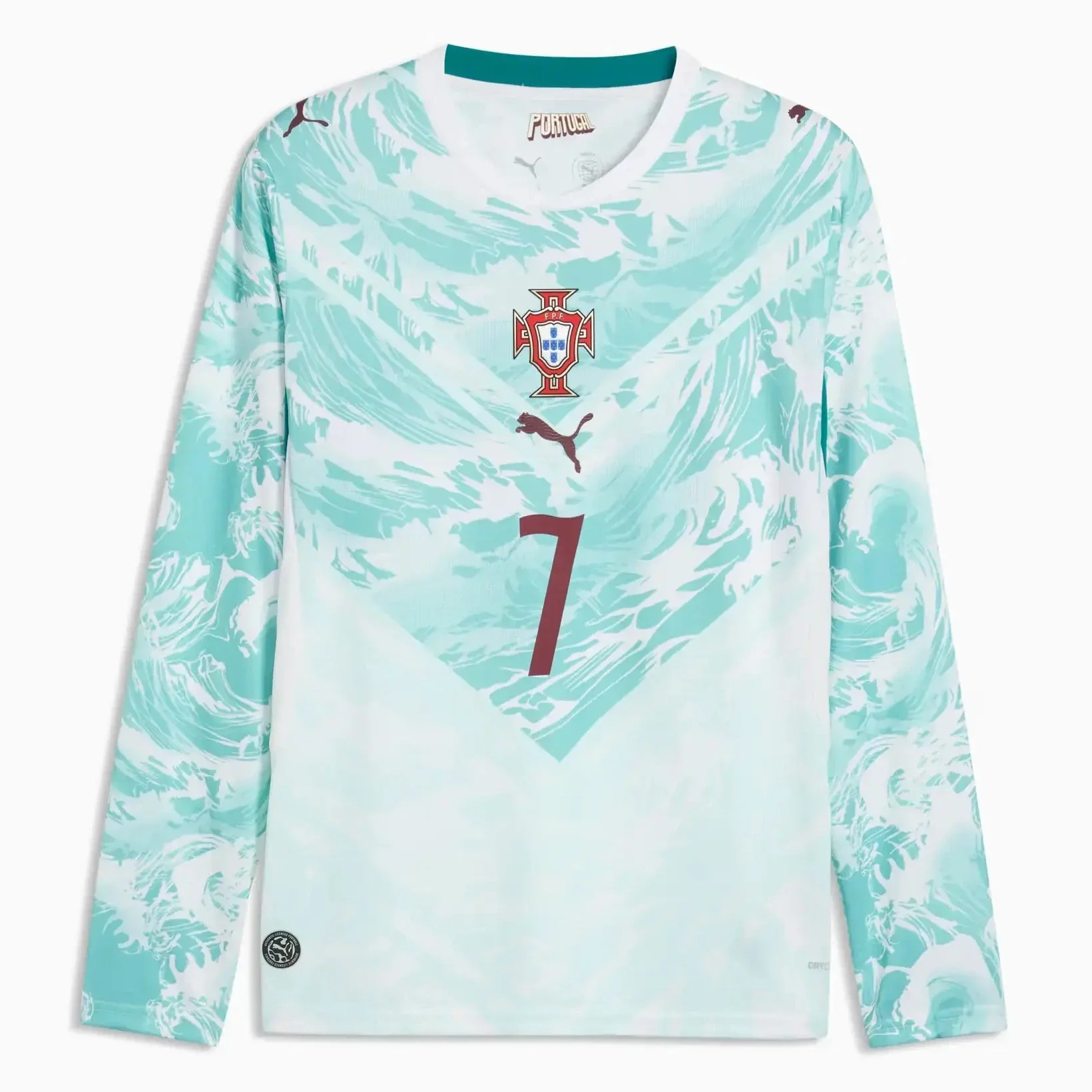 Puma 2026 Portugal Men's Stadium Away Ronaldo #7 Long-Sleeve Soccer Jersey - Image 2