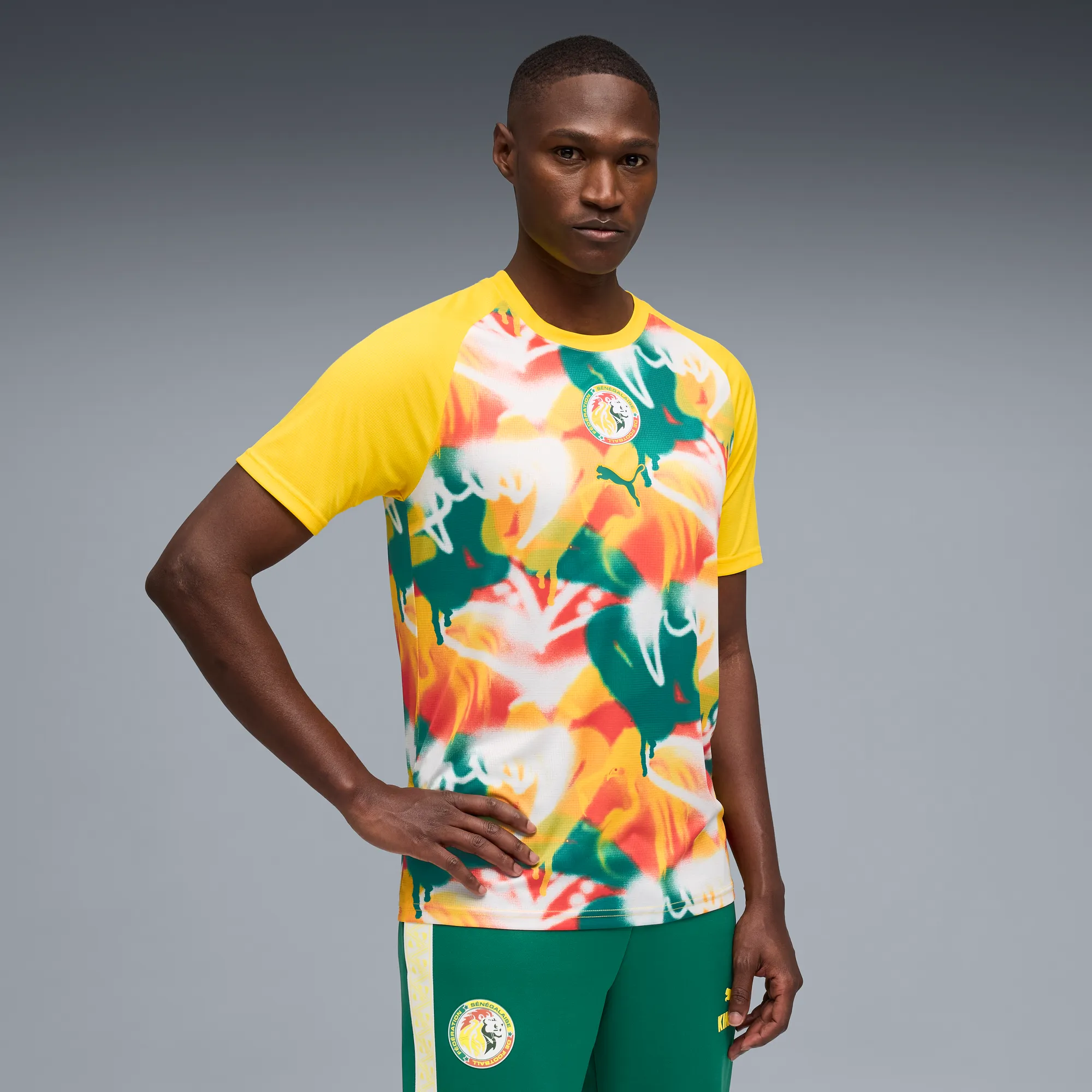 Puma 2026 Senegal Men's Pre-Match Soccer Jersey - Image 3