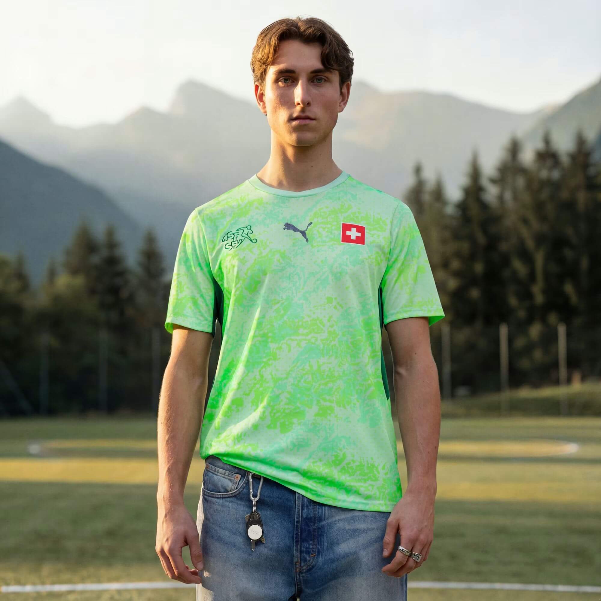 Puma 2026 Switzerland Men's Stadium Away Soccer Jersey - Image 3