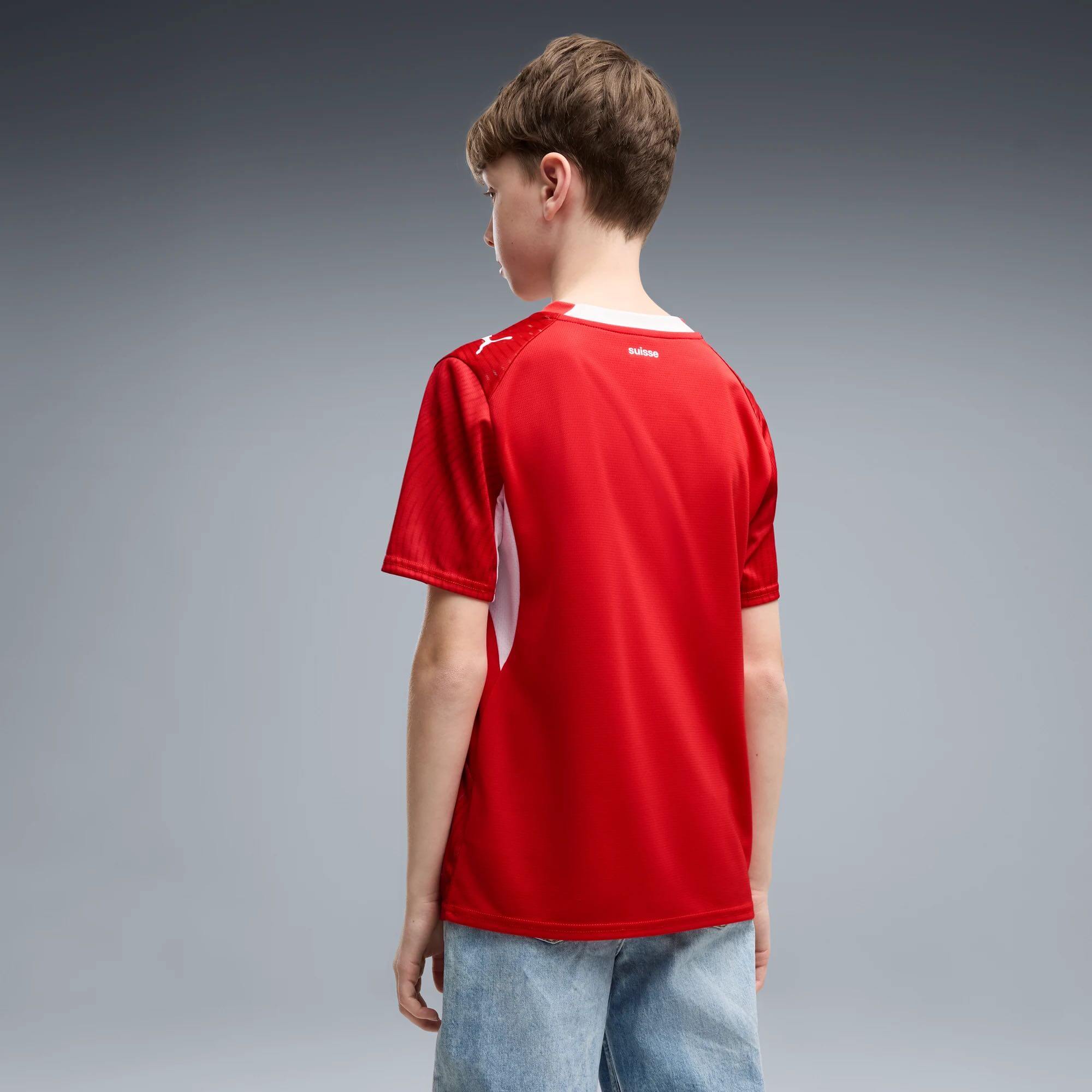 Puma 2026 Switzerland Youth Stadium Home Soccer Jersey - Image 4