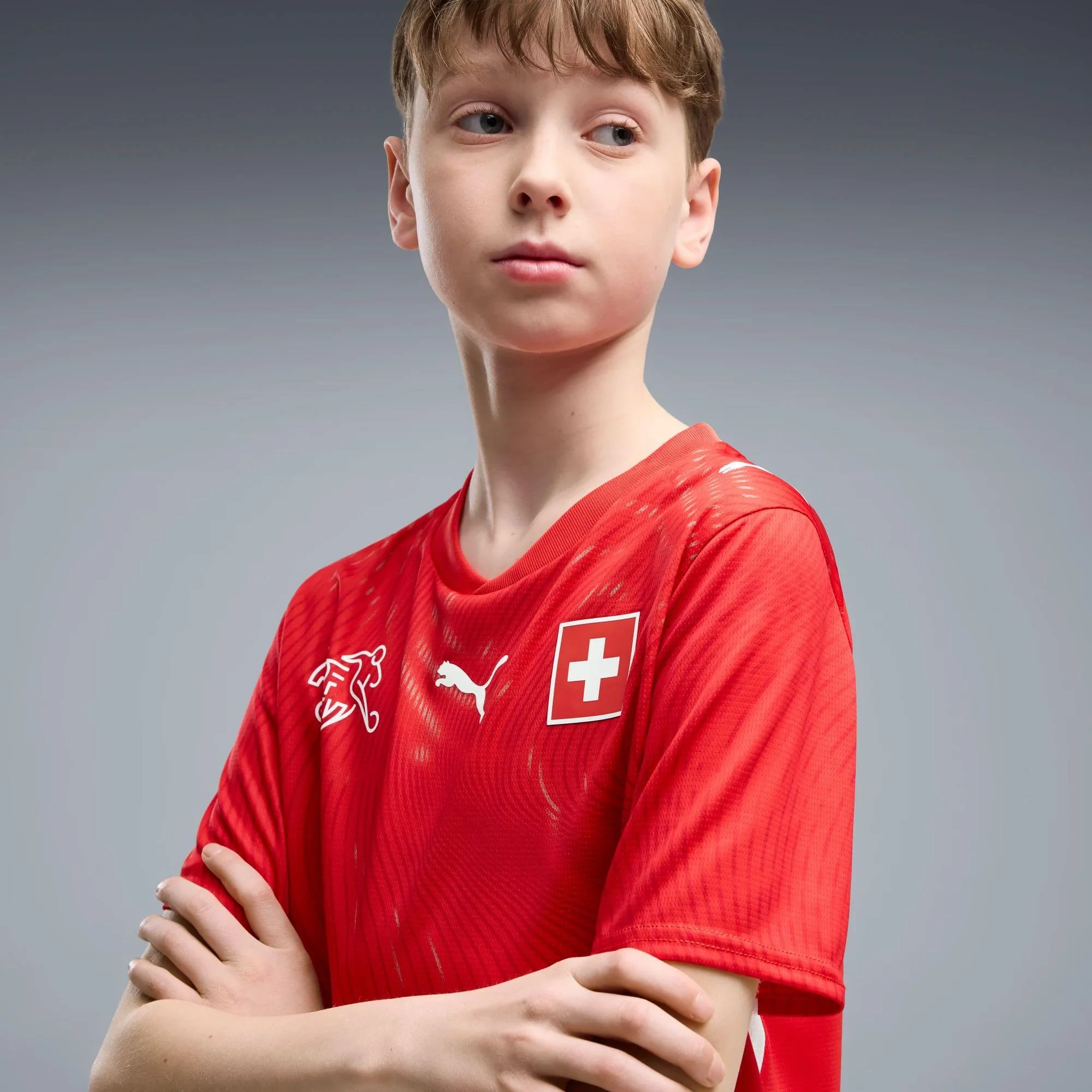 Puma 2026 Switzerland Youth Stadium Home Soccer Jersey - Image 5