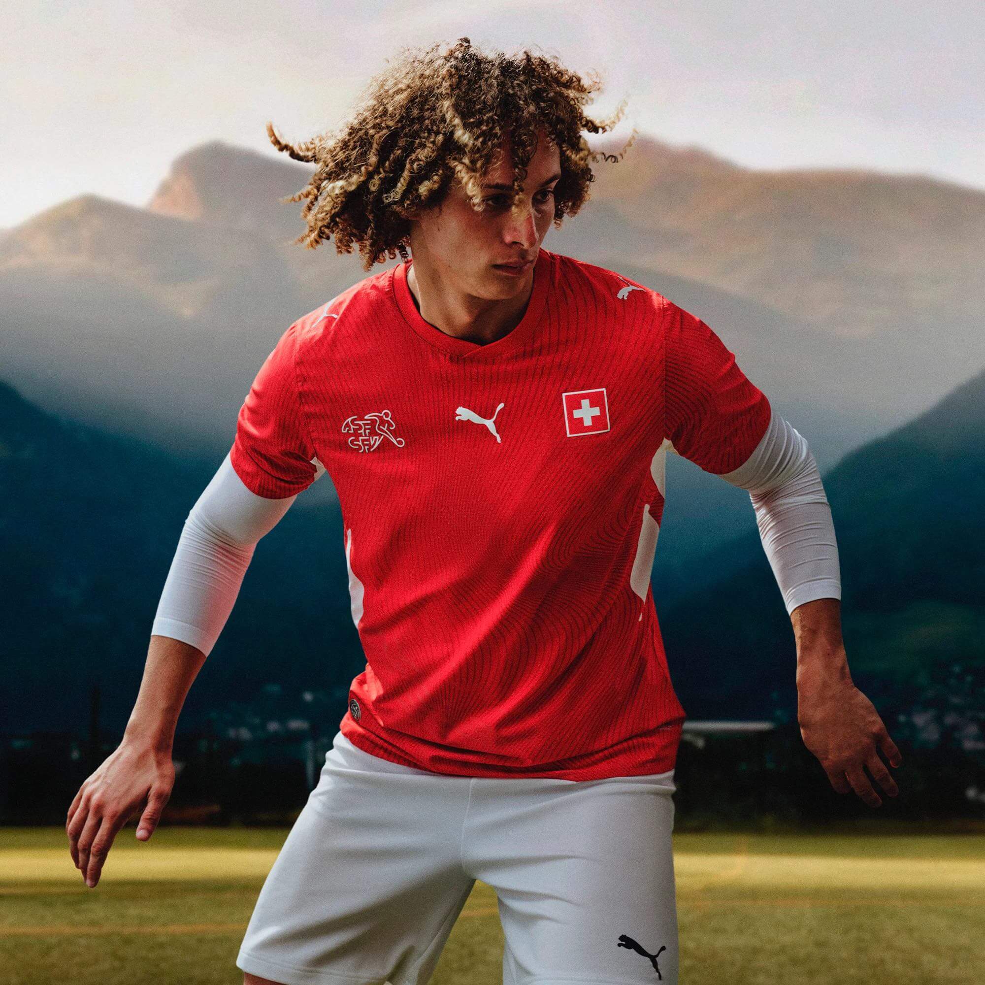 Puma 2026 Switzerland Youth Stadium Home Soccer Jersey - Image 6