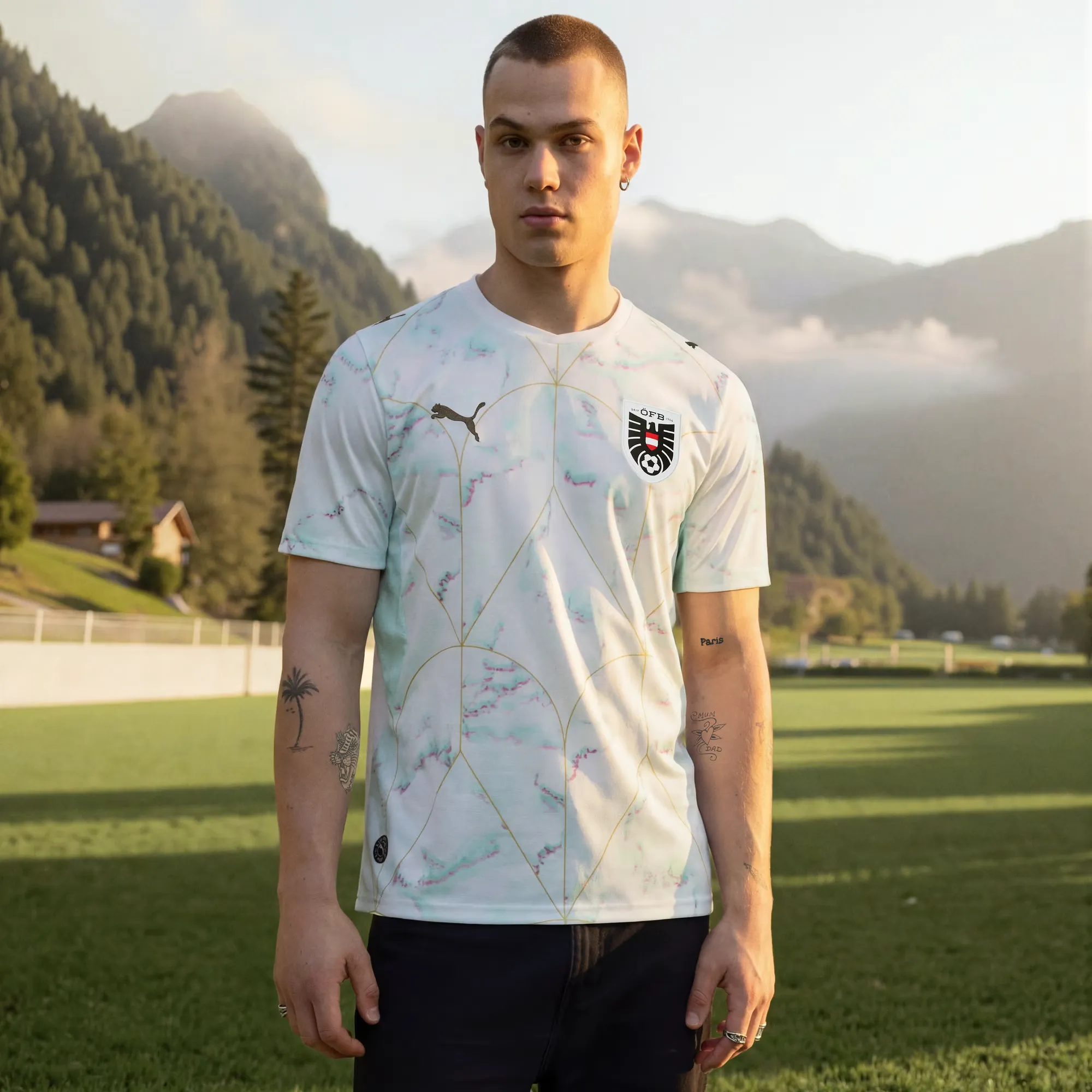 Puma 2026 Austria Men's Stadium Away Soccer Jersey - Image 3
