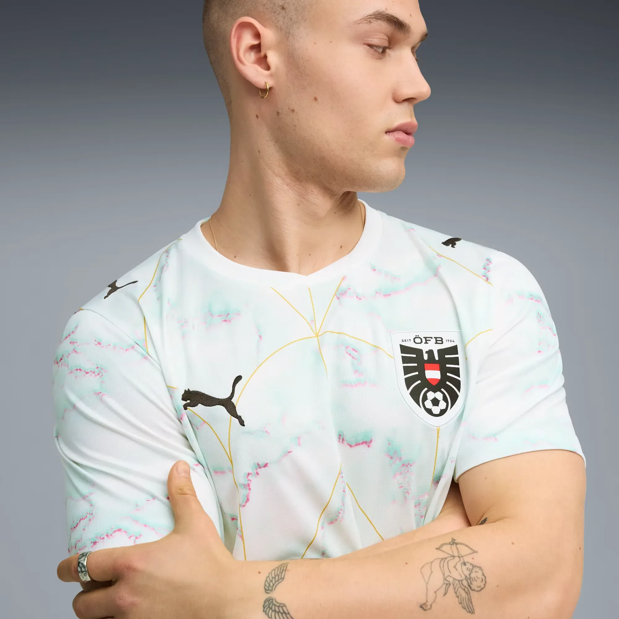 Puma 2026 Austria Men's Stadium Away Soccer Jersey - Image 5
