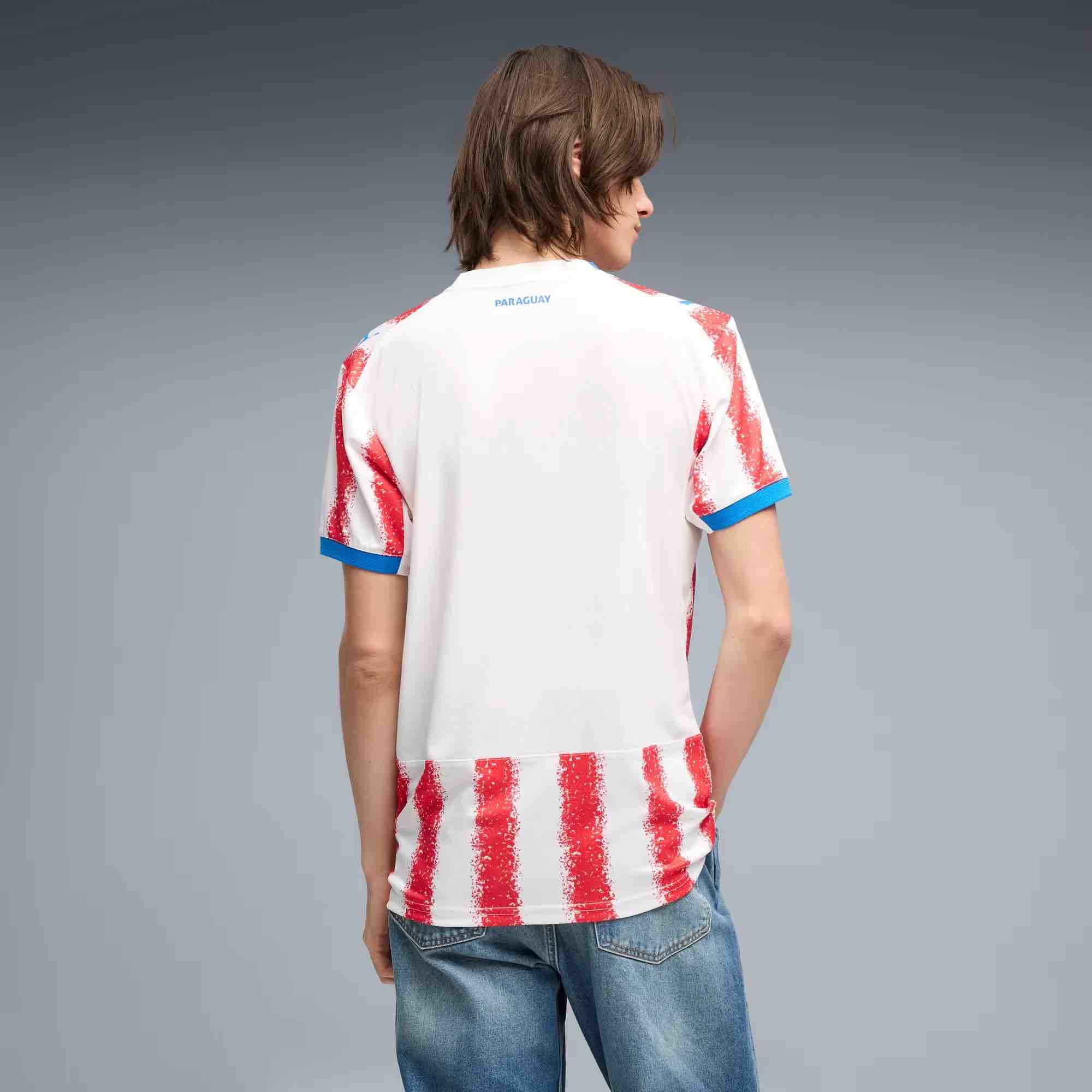 Puma 2026 Paraguay Men's Stadium Home Soccer Jersey - Image 4