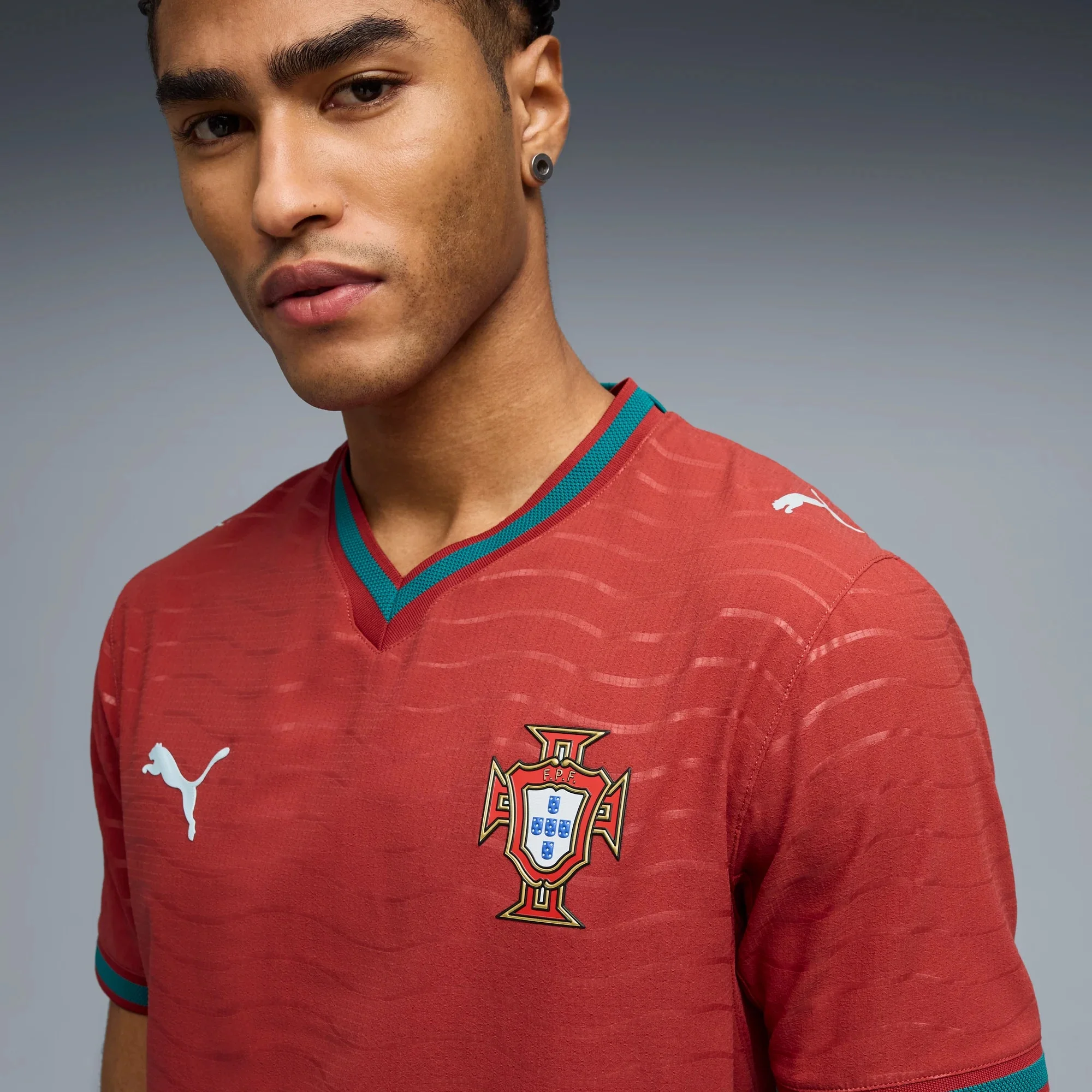 Puma 2026 Portugal Men's Authentic Home Soccer Jersey - Image 5