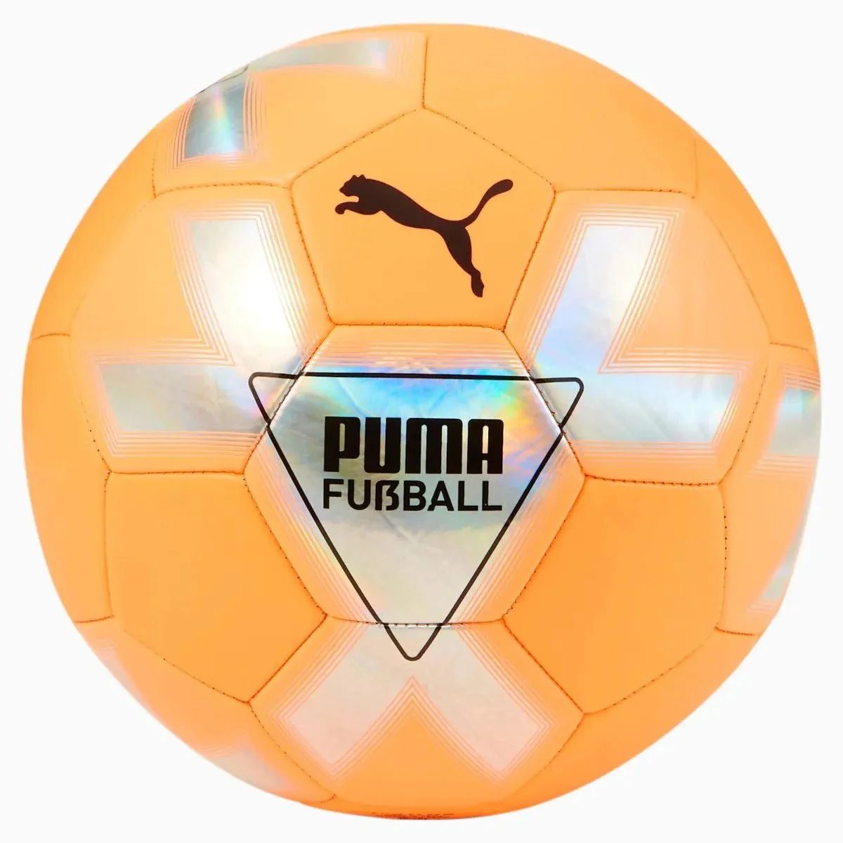 Puma Cage Training Ball - Neon Citrus-Silver