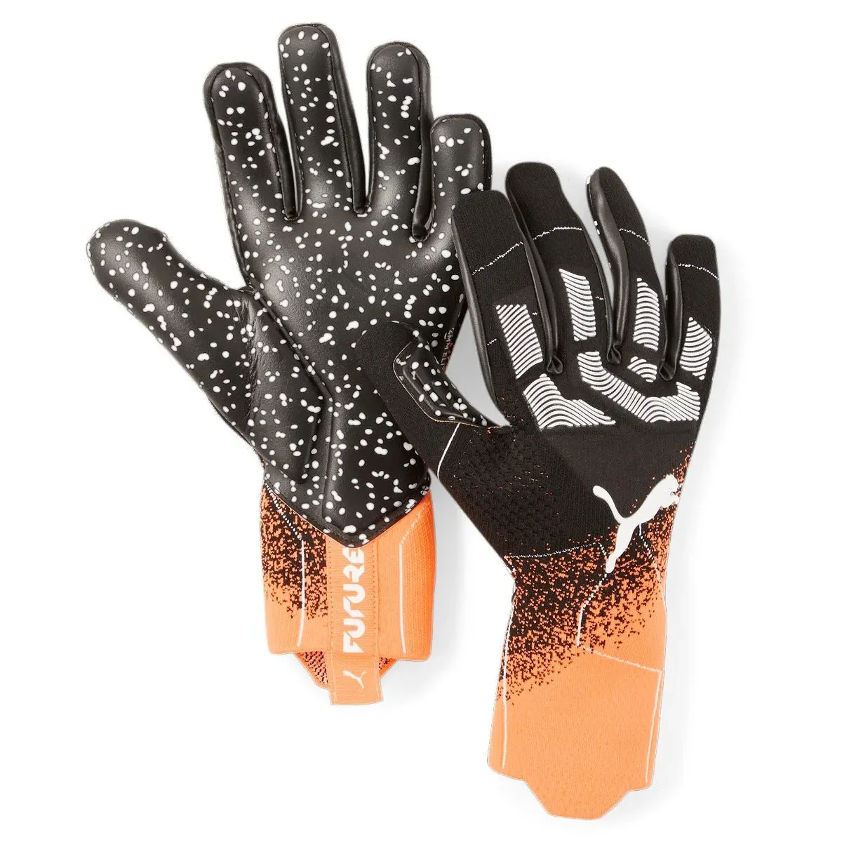 Puma Future Grip 1 NC Goalkeeper Gloves - Neon Citrus-Puma Black