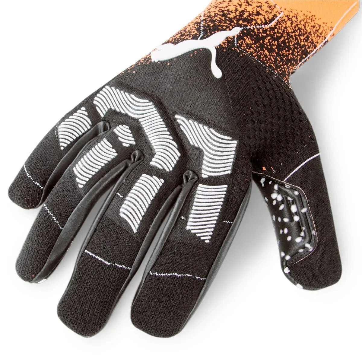 Puma Future Grip 1 NC Goalkeeper Gloves - Neon Citrus-Puma Black - Image 2