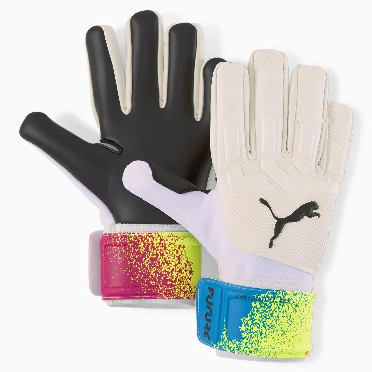 Puma Future Grip 3 NC Goalkeeper Glove - White-Black-Multicolor
