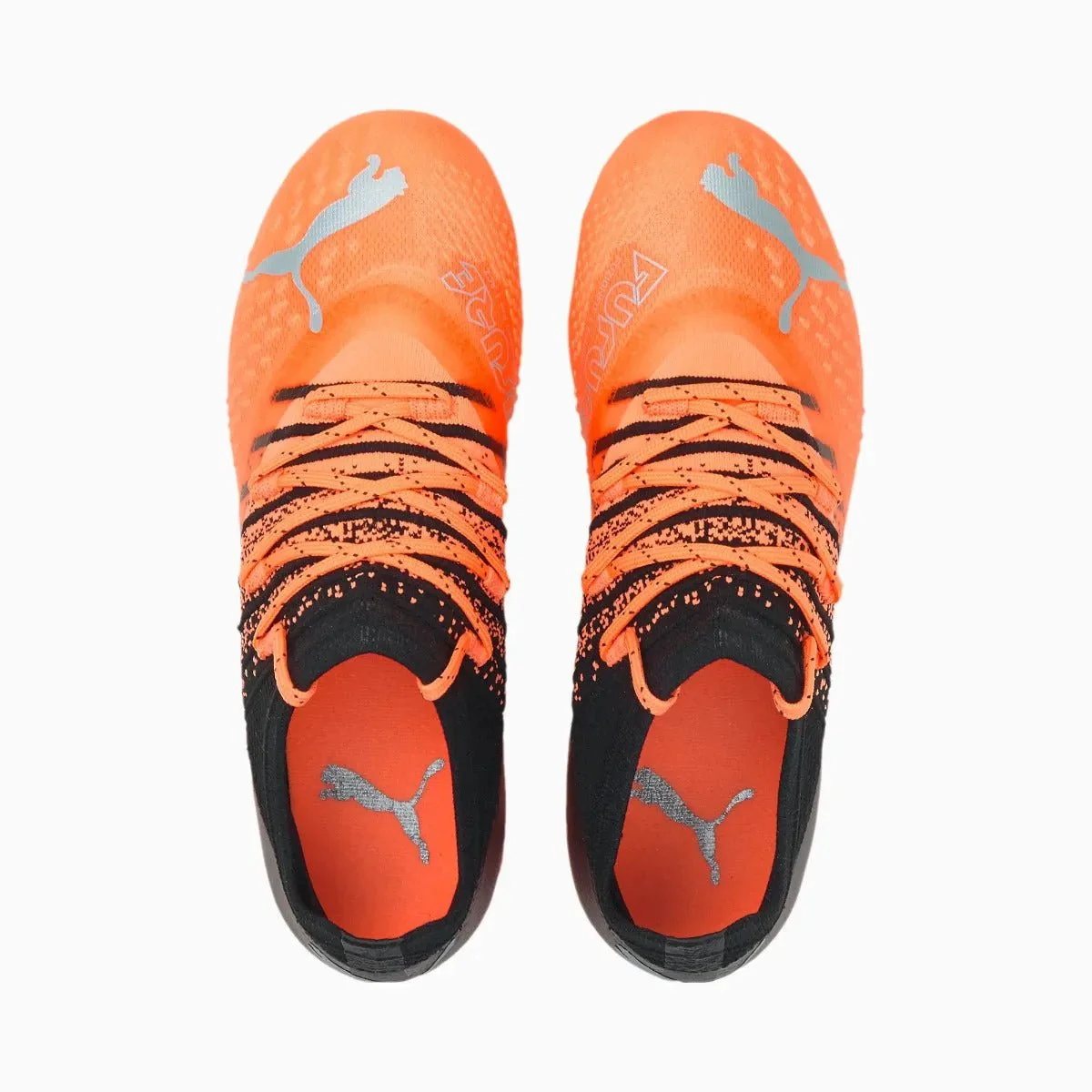Puma Junior Future 2.3 FG-AG - Neon Citrus-Silver-Black - Image 4