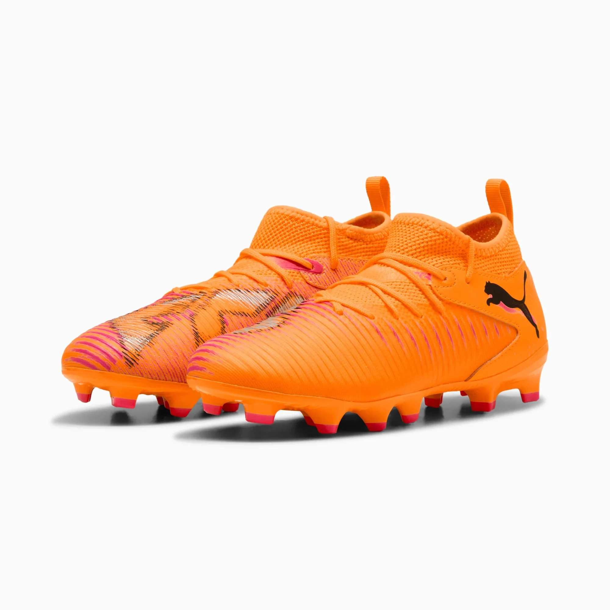 Puma Junior Future 8 Match Firm/Artificial Ground Soccer Cleats - Hot Pursuit Pack (FA25) - Image 3