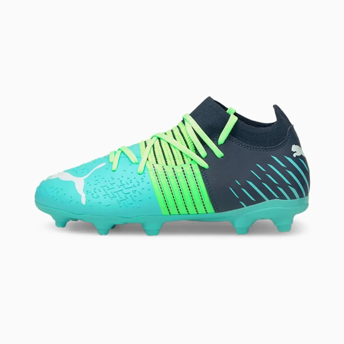 Puma JR Future 3.2 FG-AG - Green Glare-Aqua - Image 2