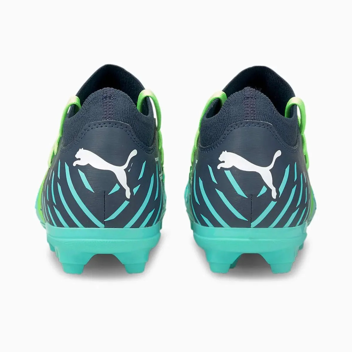 Puma JR Future 3.2 FG-AG - Green Glare-Aqua - Image 6