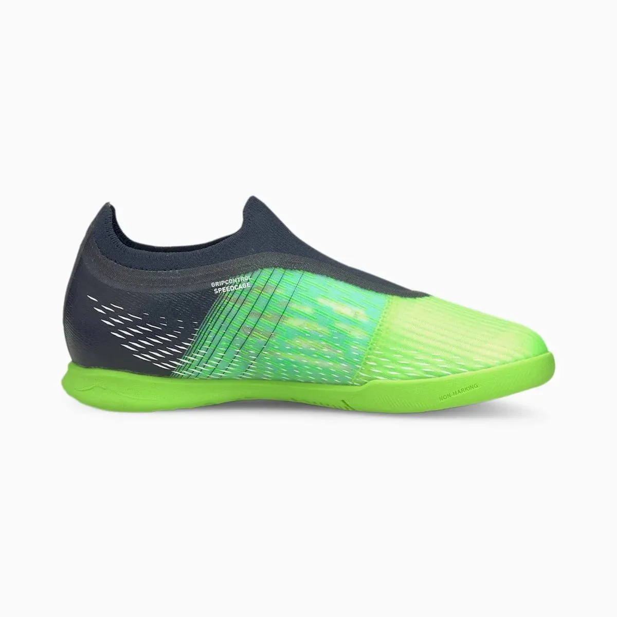 Puma Junior Ultra 3.3 Indoor - Green Glare-Aqua - Image 3