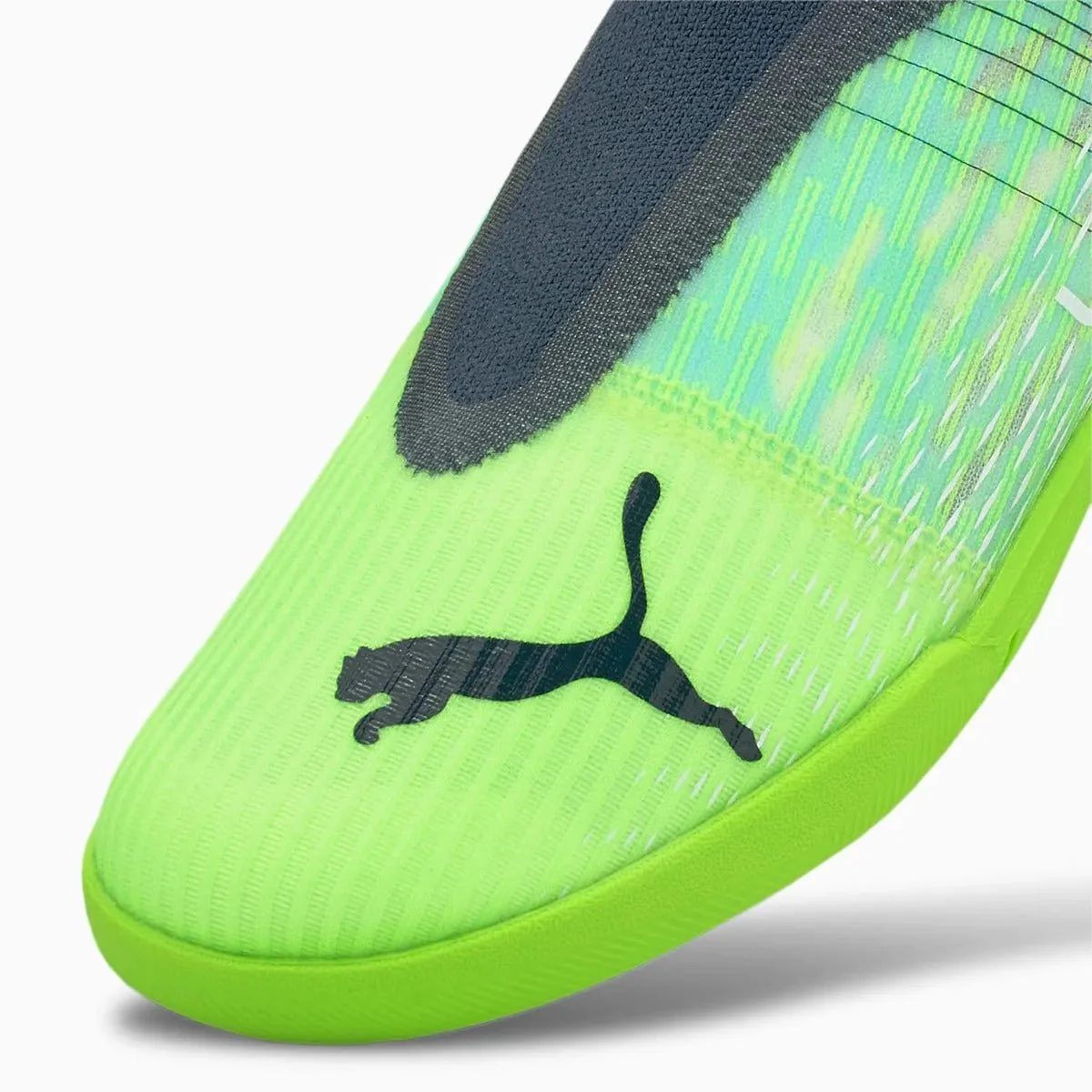 Puma Junior Ultra 3.3 Indoor - Green Glare-Aqua - Image 7