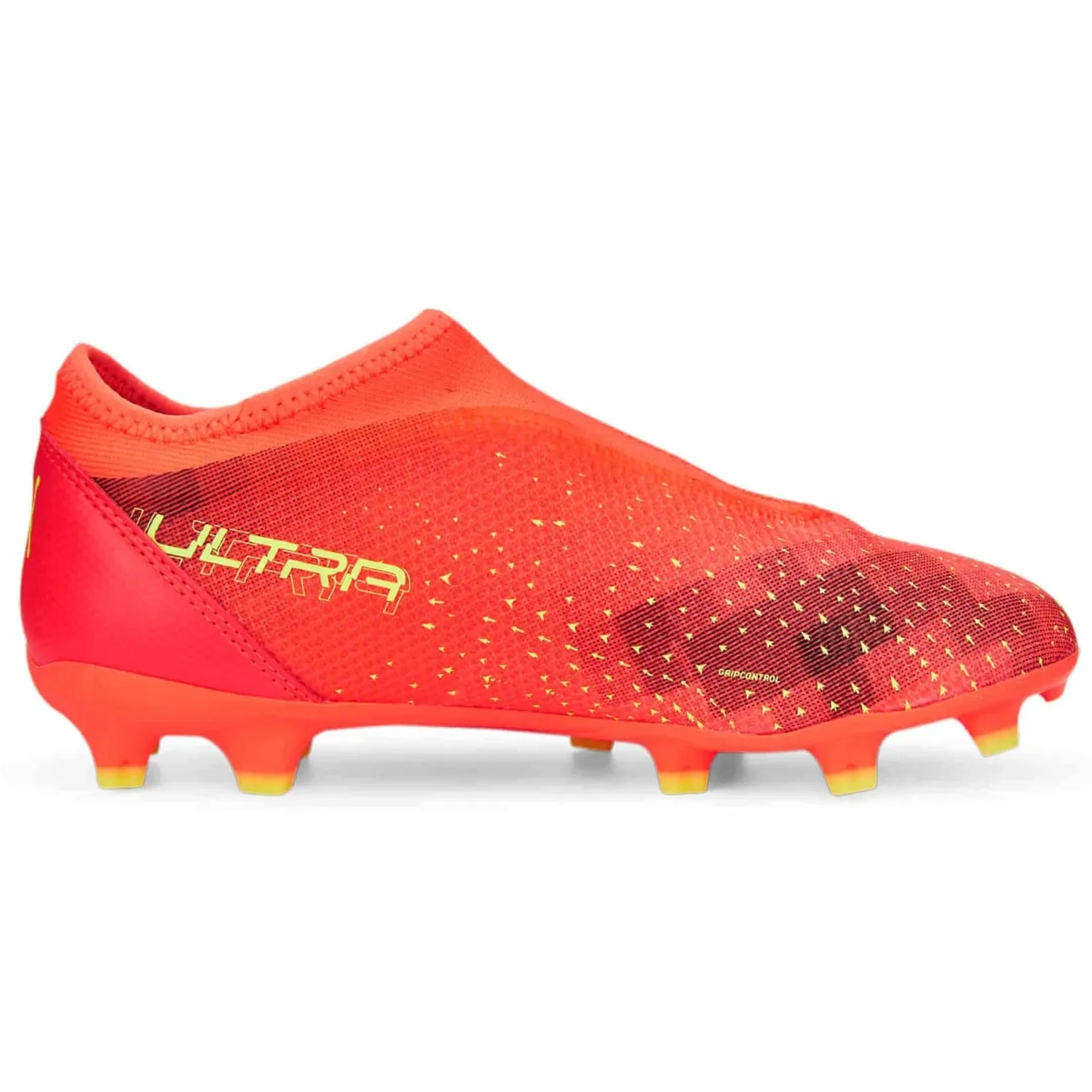 Puma Junior Ultra Match LL FG/AG - Coral-Fizzy Light - Image 2