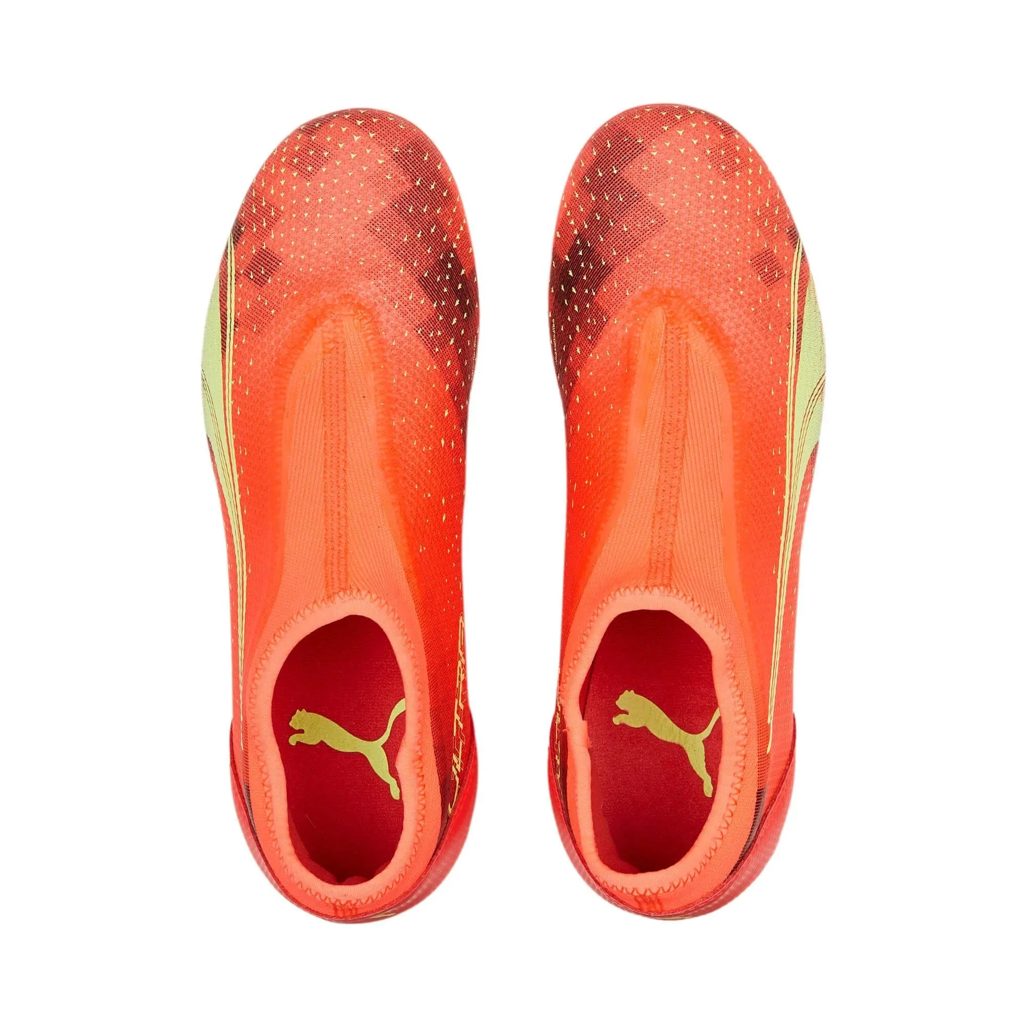Puma Junior Ultra Match LL FG/AG - Coral-Fizzy Light - Image 4