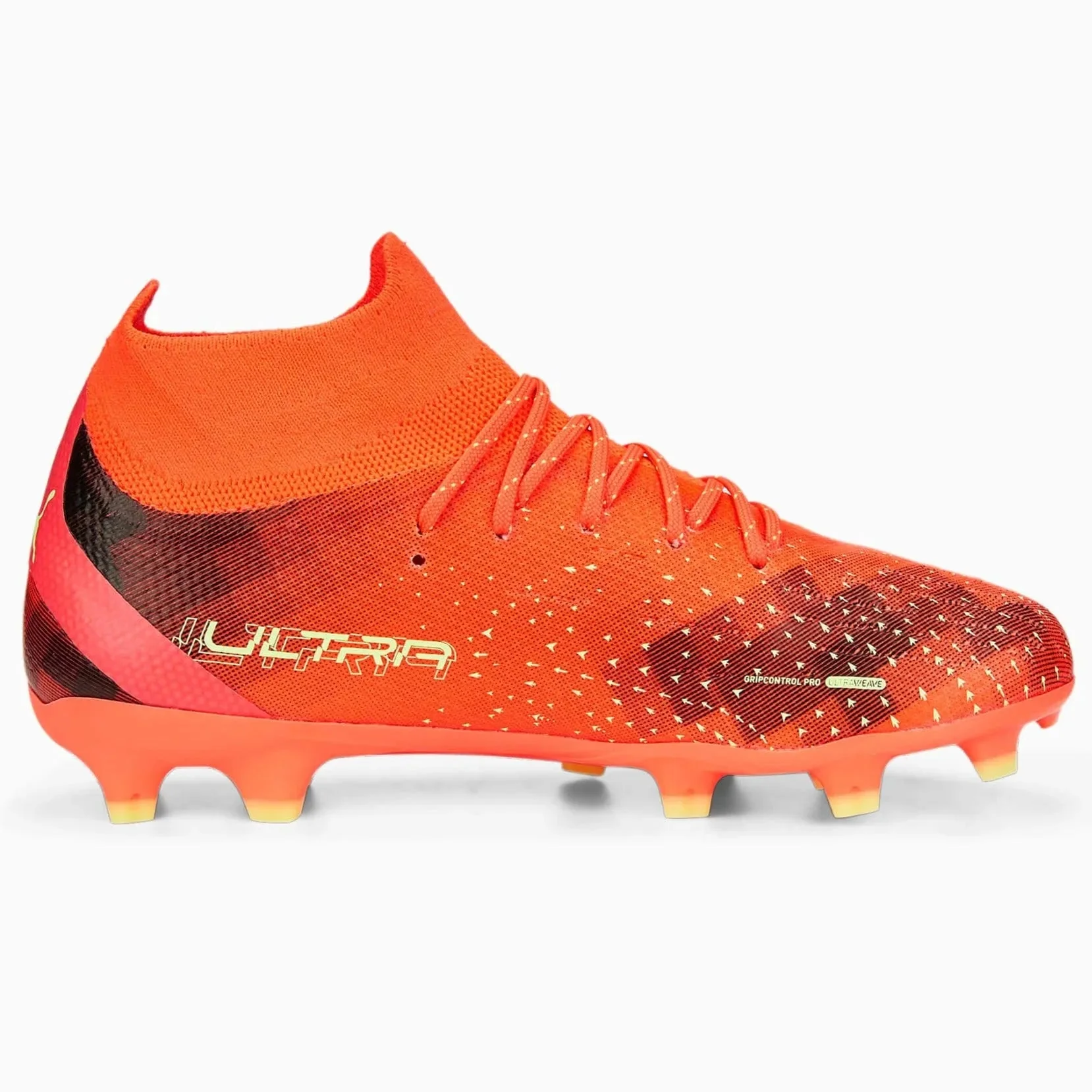 Puma Junior Ultra Pro FG-AG - Coral-Fizzy Light - Image 2