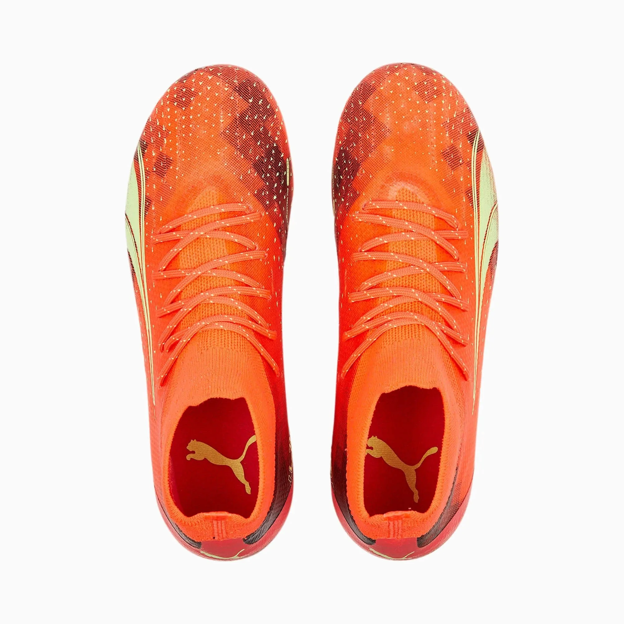 Puma Junior Ultra Pro FG-AG - Coral-Fizzy Light - Image 4