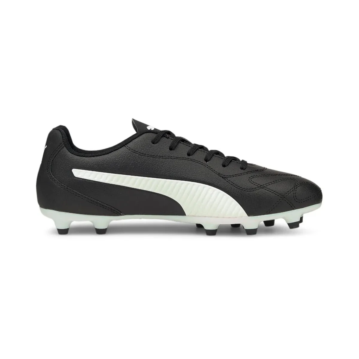 Puma Monarch II FG-AG - Black-White - Image 3