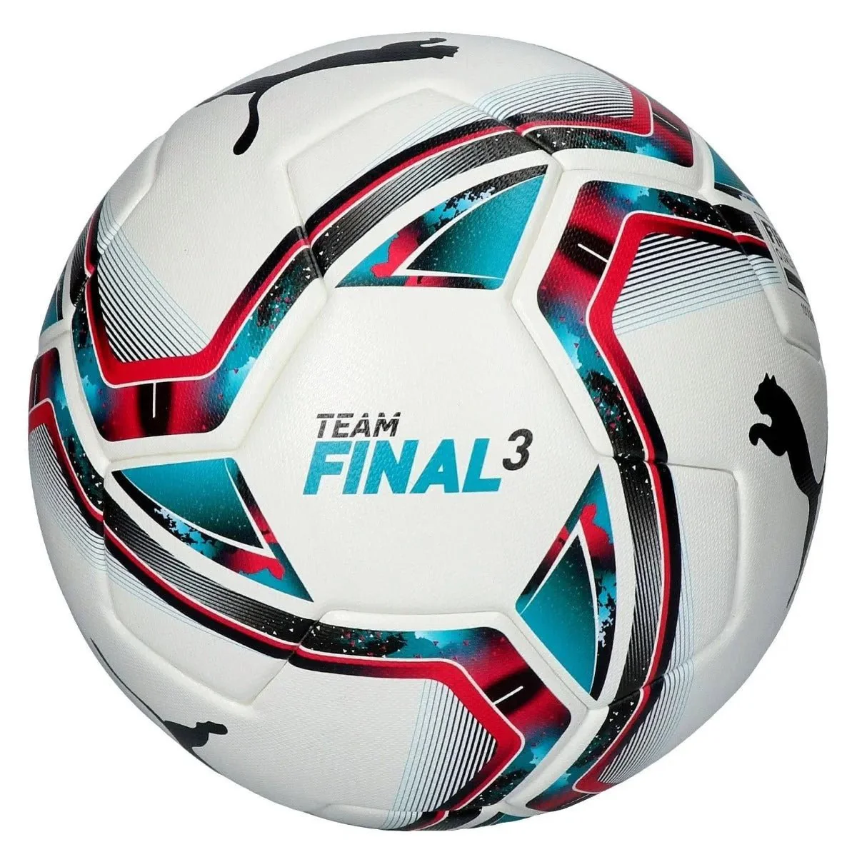 Puma Team Final 21.3 Fifa Quality Ball - White-Pink-Blue