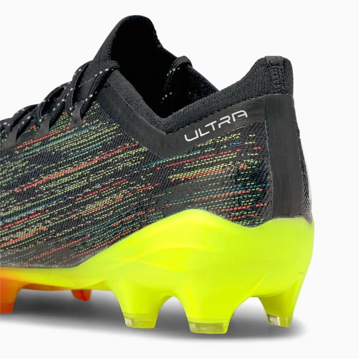Puma Ultra 1.2 FG-AG - Black-White-Yellow Alert - Image 7
