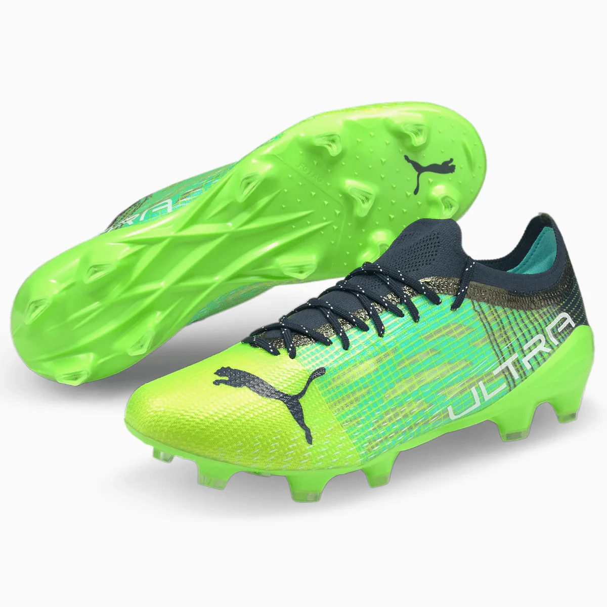 Puma Ultra 1.3 FG-AG - Green Glare-Aqua