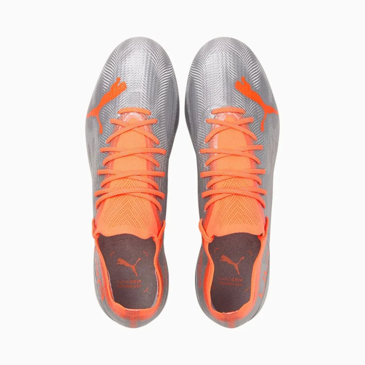 Puma Ultra 1.4 FG-AG - Silver-Neon Citrus - Image 4
