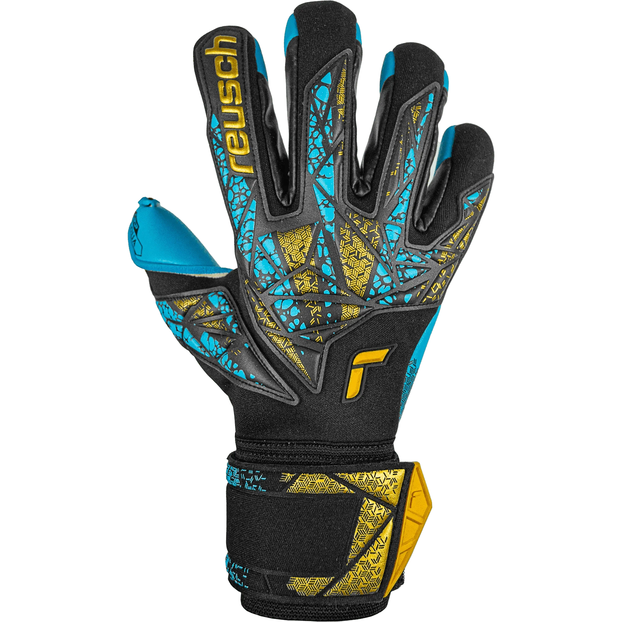 Reusch Attrakt Aqua Finger Support Goalkeeper Gloves - Image 2